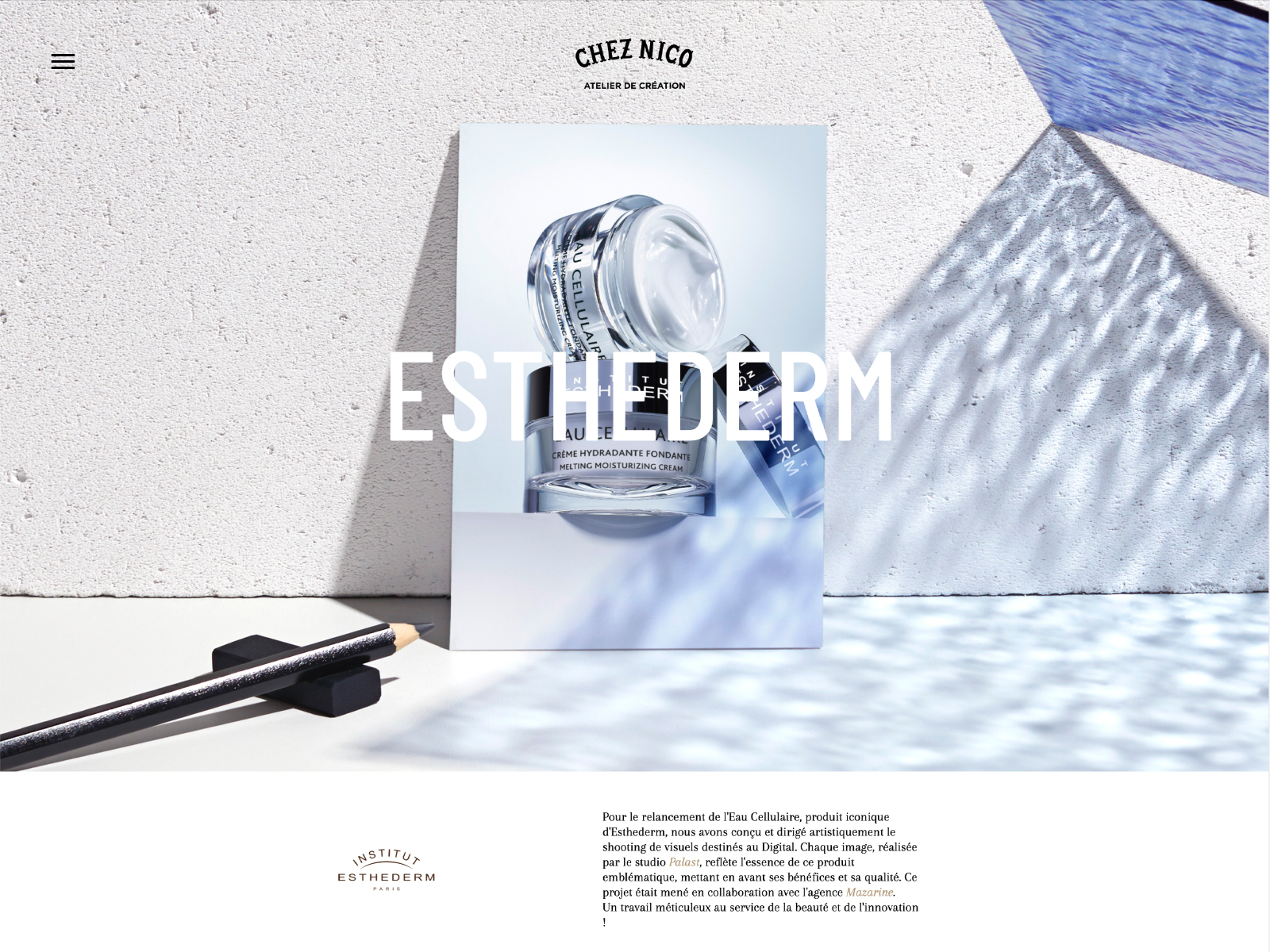 Project page / Esthederm