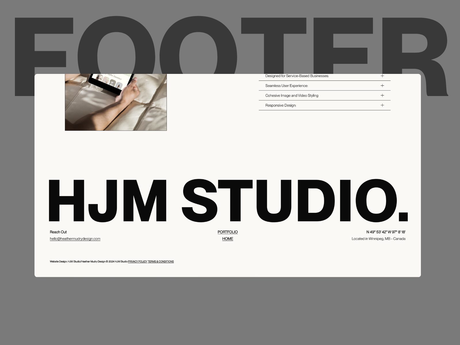 Full Width Footer