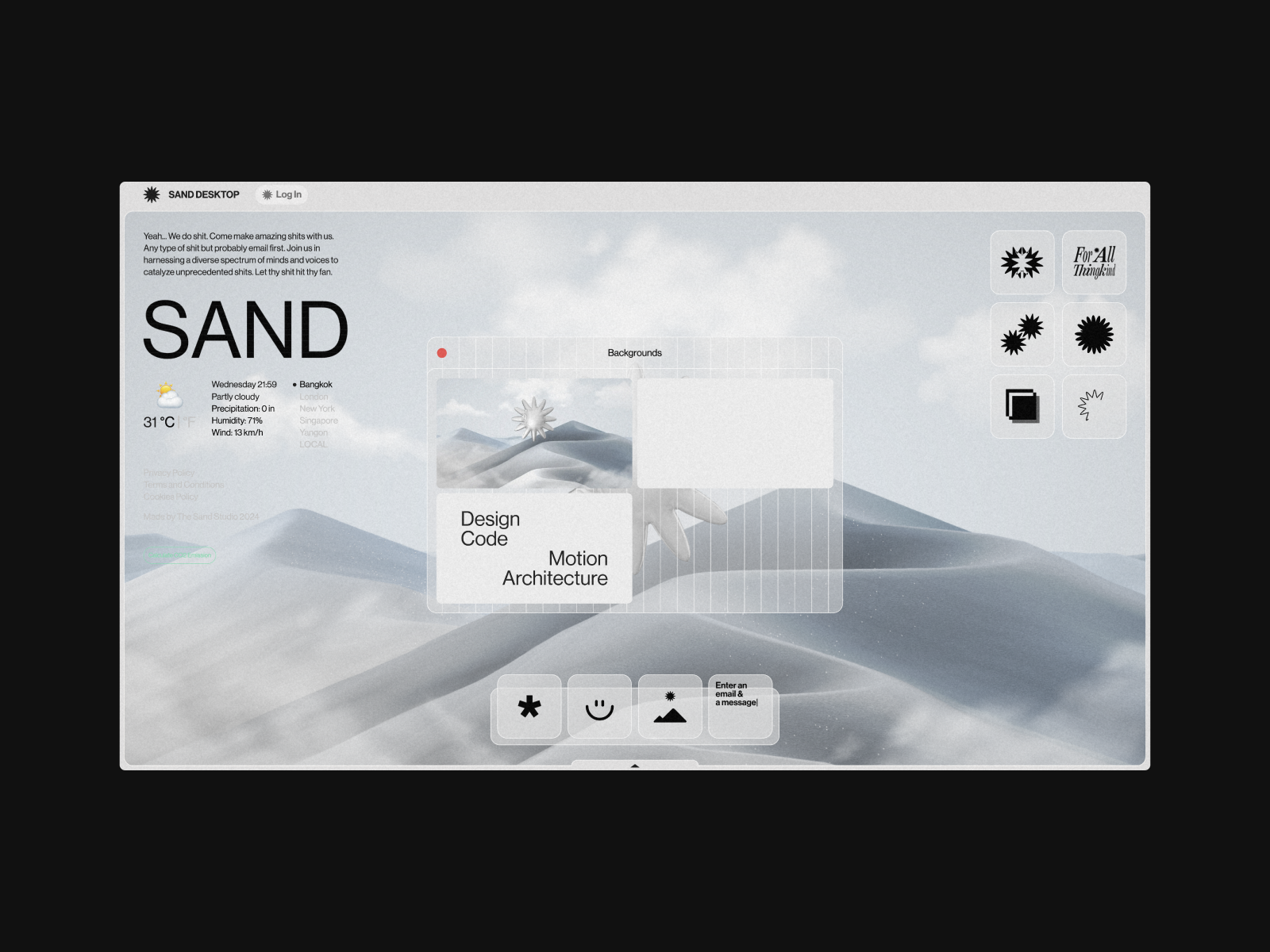 Sand Desktop