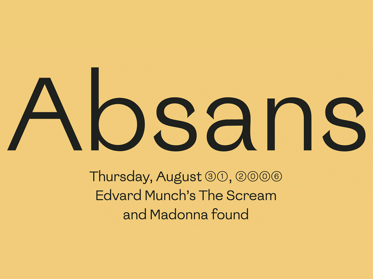 Absans Font