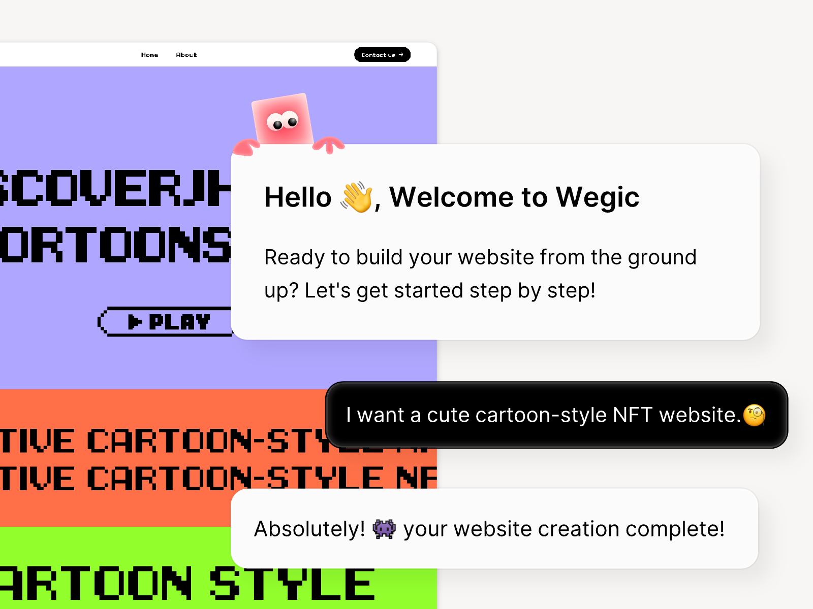 Wegic | The first AI web designer & developer by your side