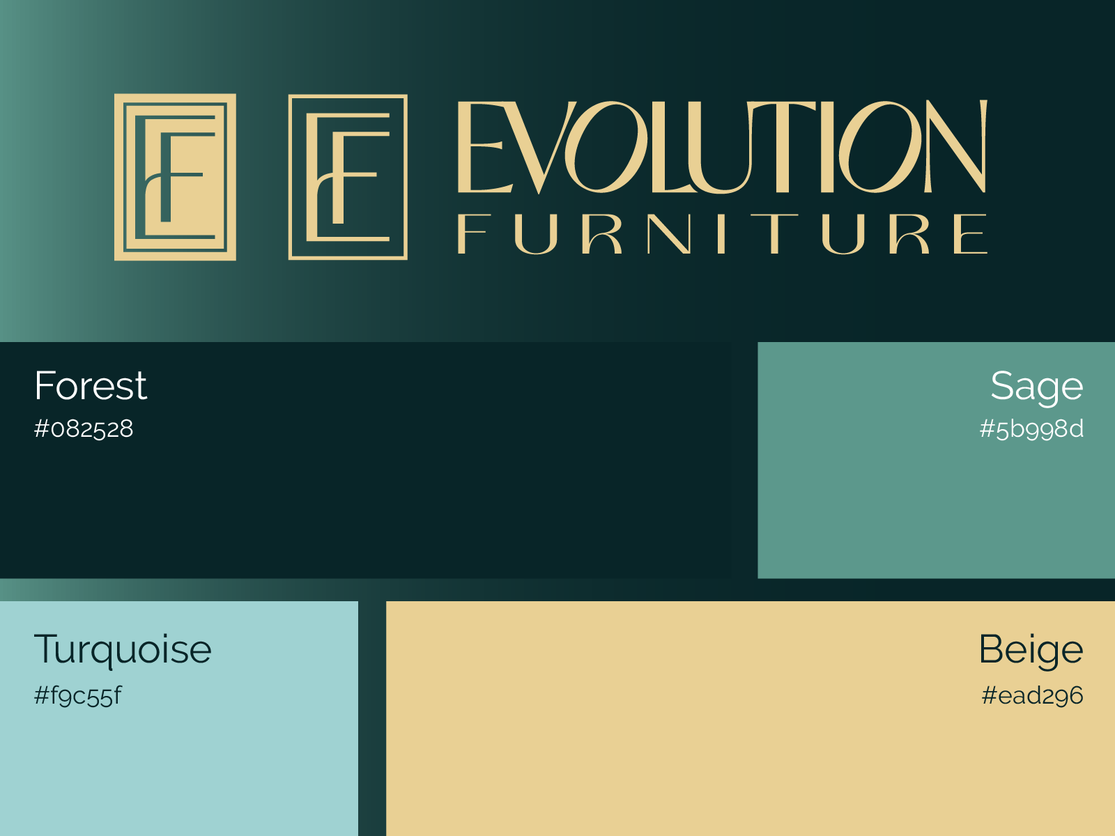 Evolution Furniture Branding