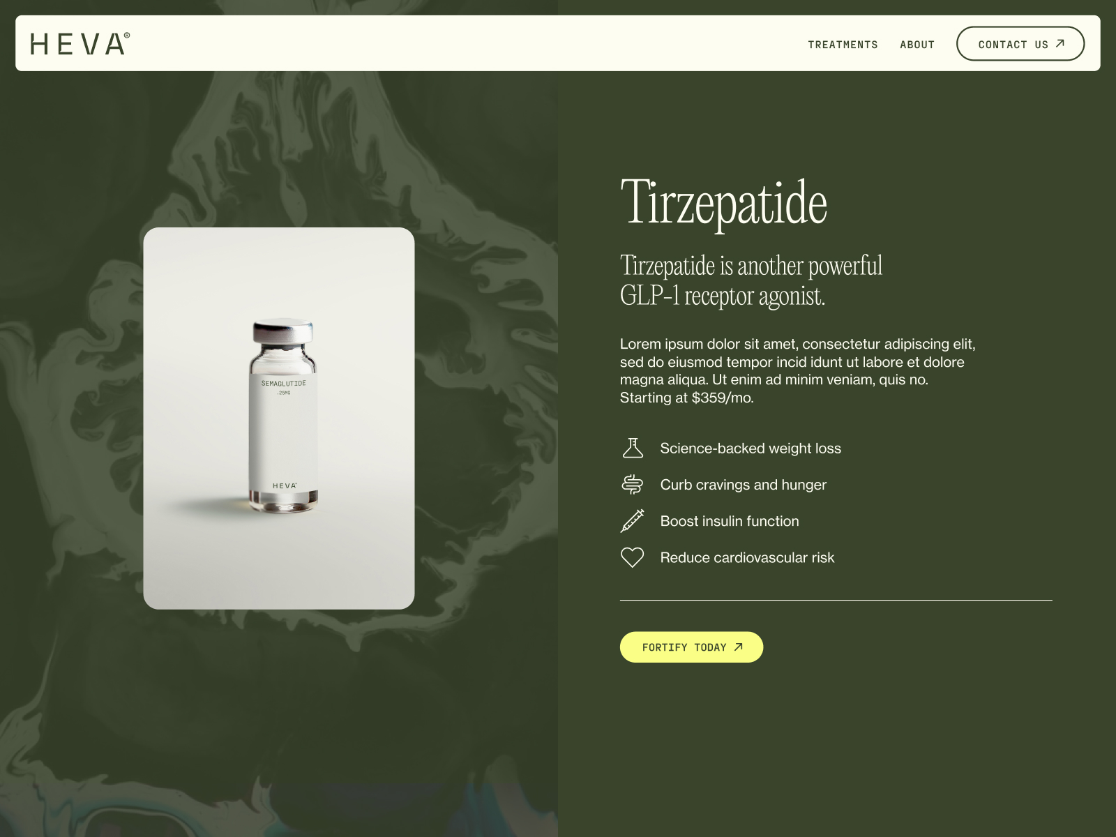 Product Page - Treatments