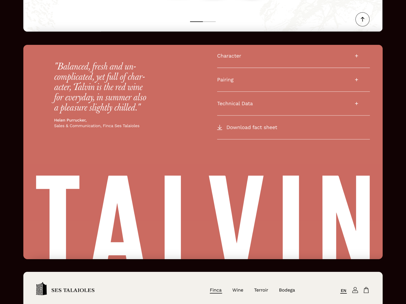 Product page – Talvin Red