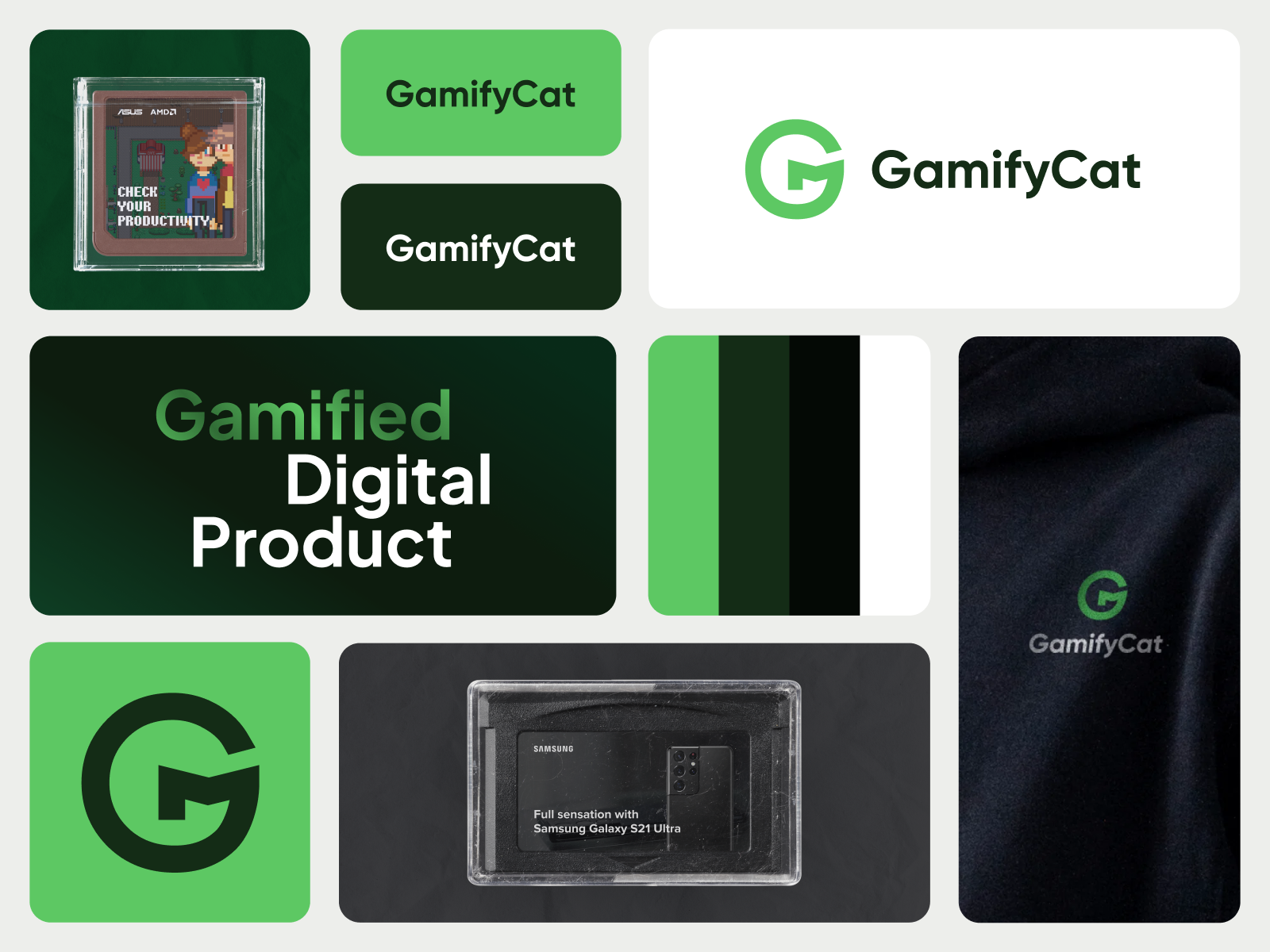 GamifyCat - Branding | Logo | Colors | Icons | Pattern | Identity