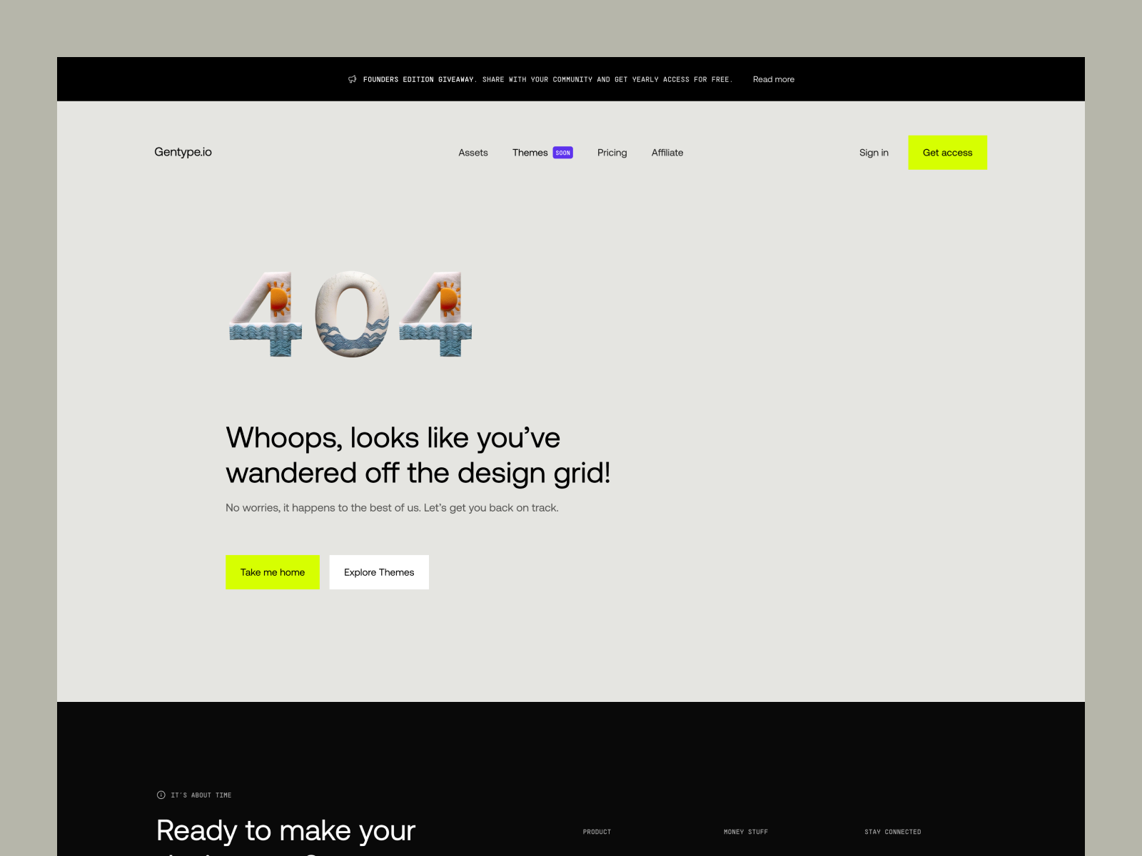 Gentype | AI Generated Themed Alphabets – 404