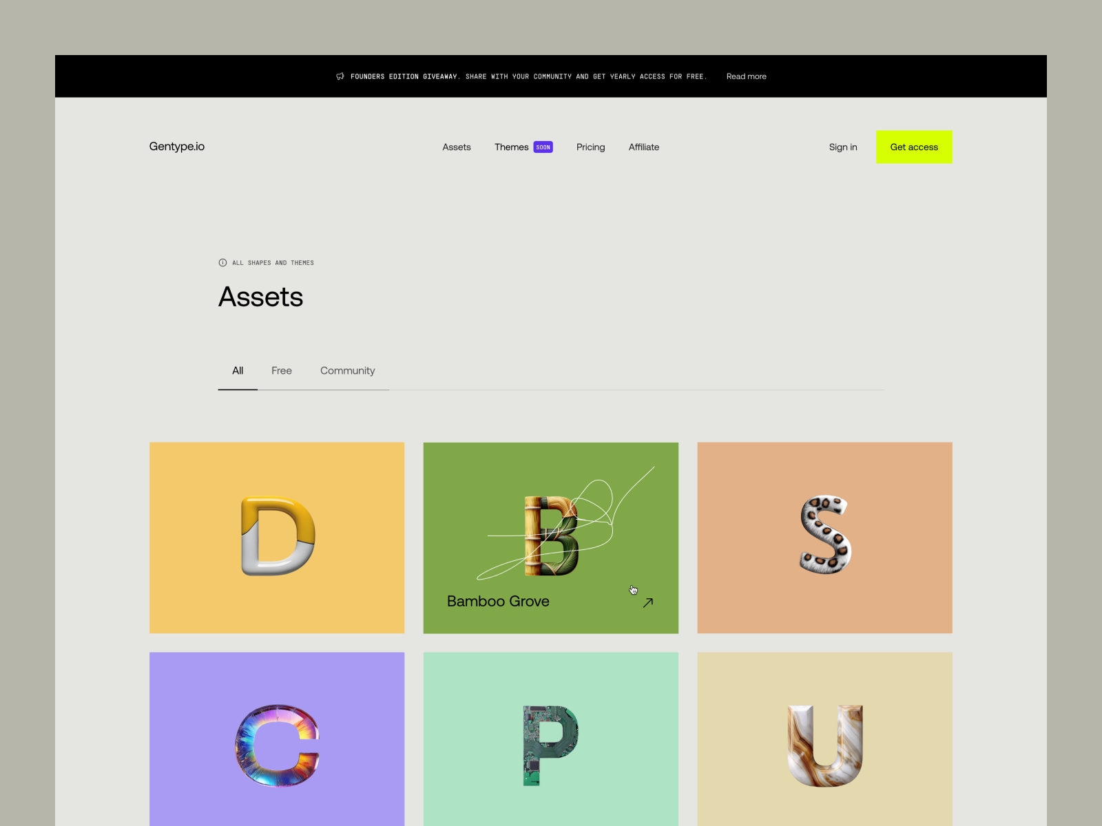 Gentype | AI Generated Themed Alphabets – Products