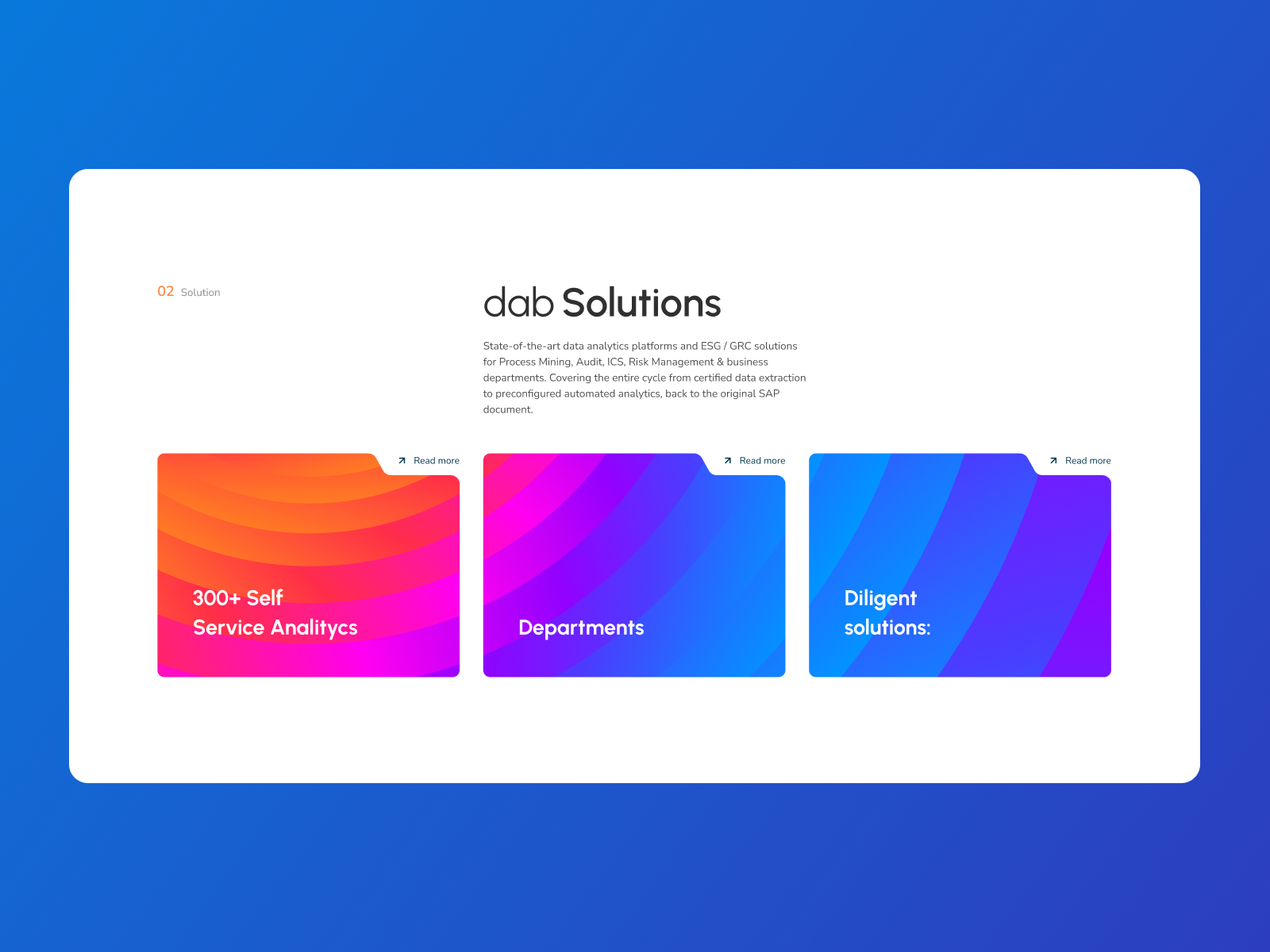 Design solutions for pages