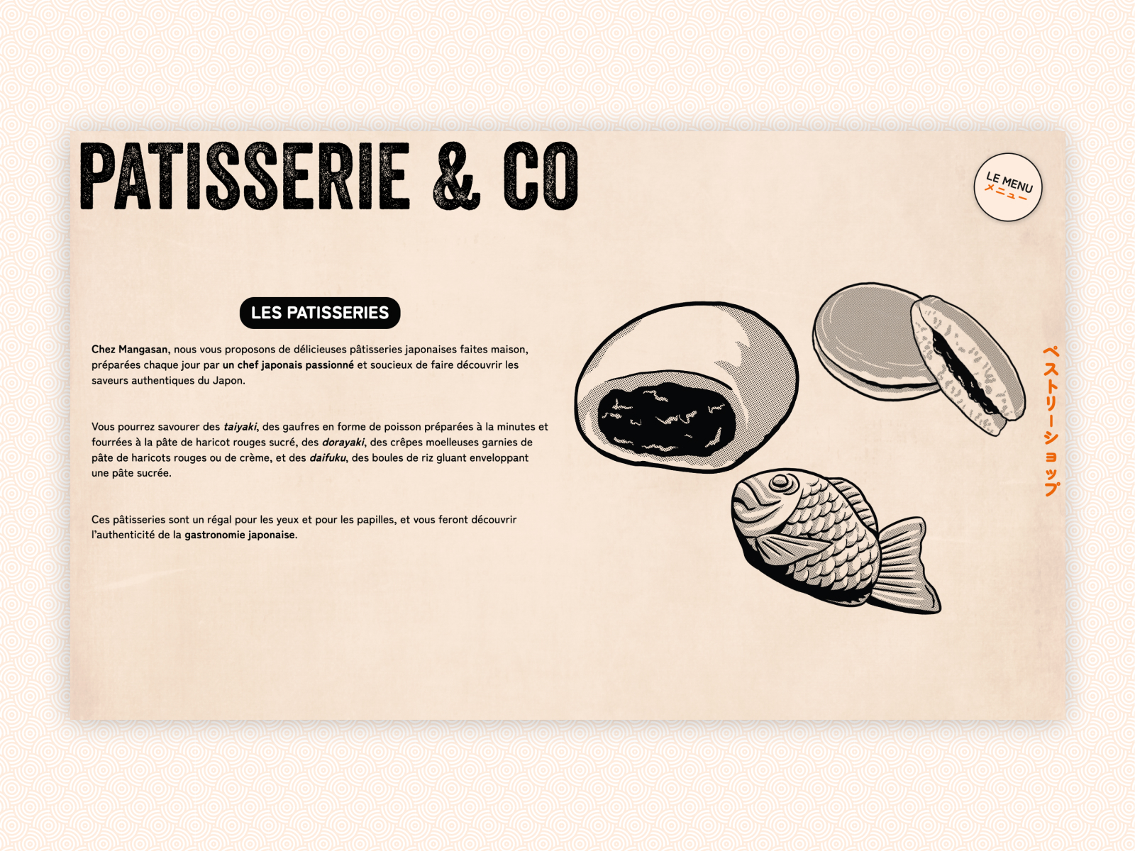 Pastry illustrations