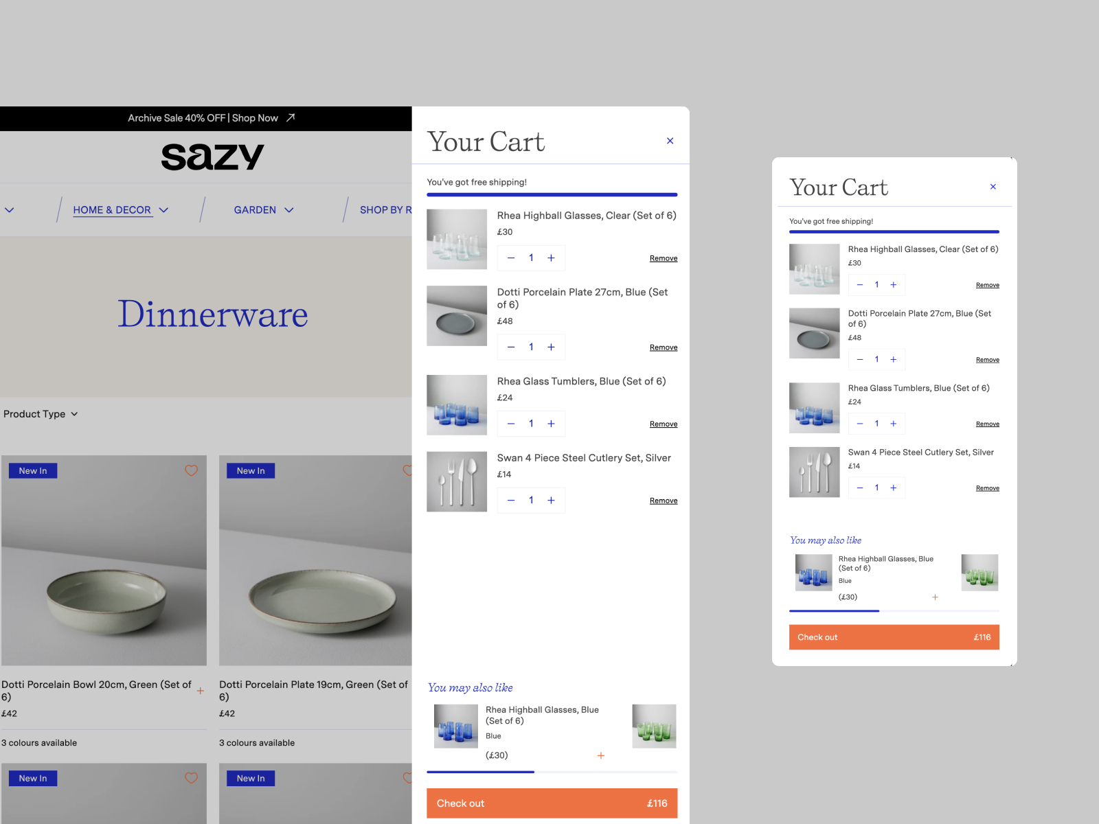 Cart Upsells & Scarcity