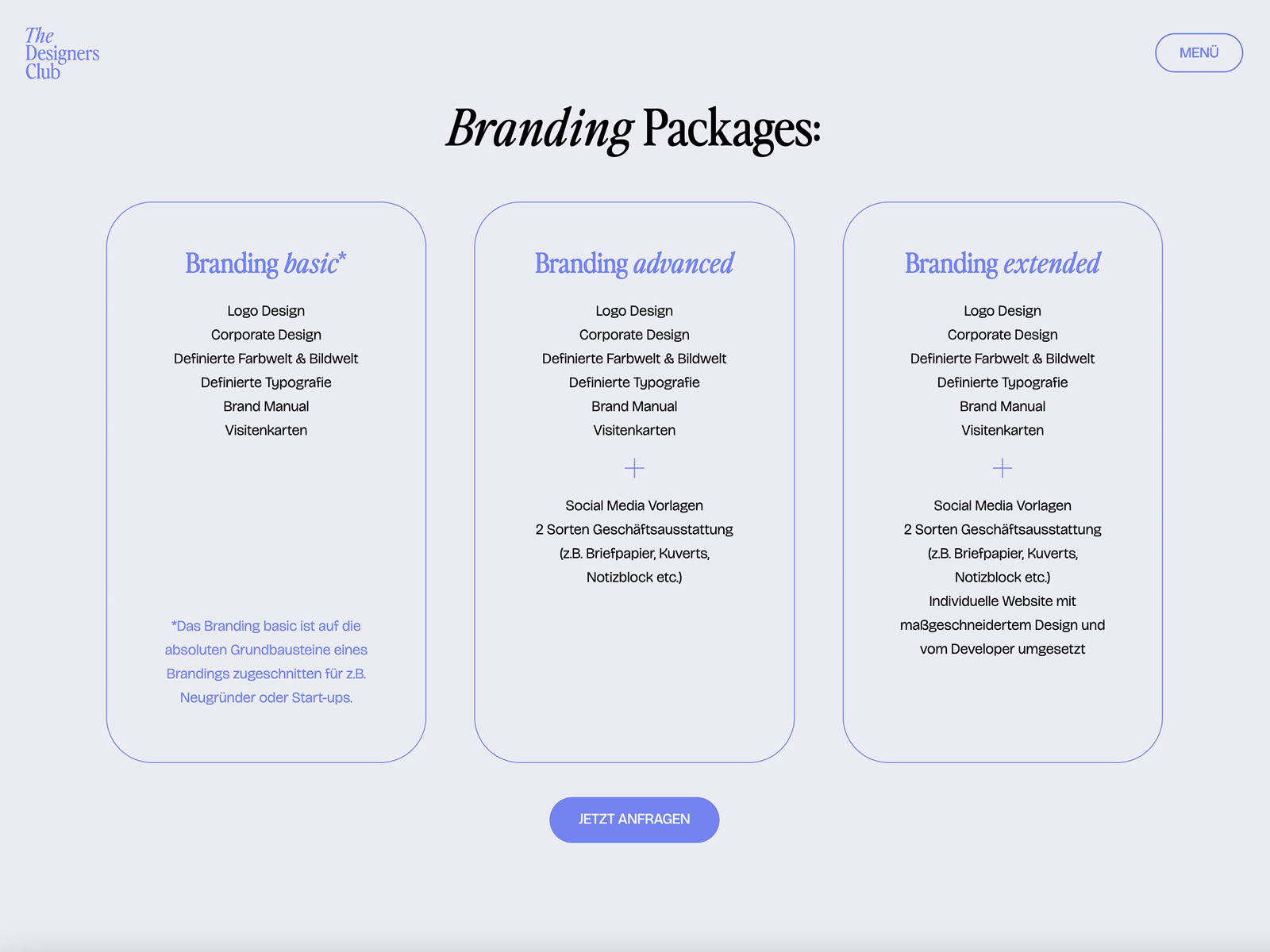 Pricing packages