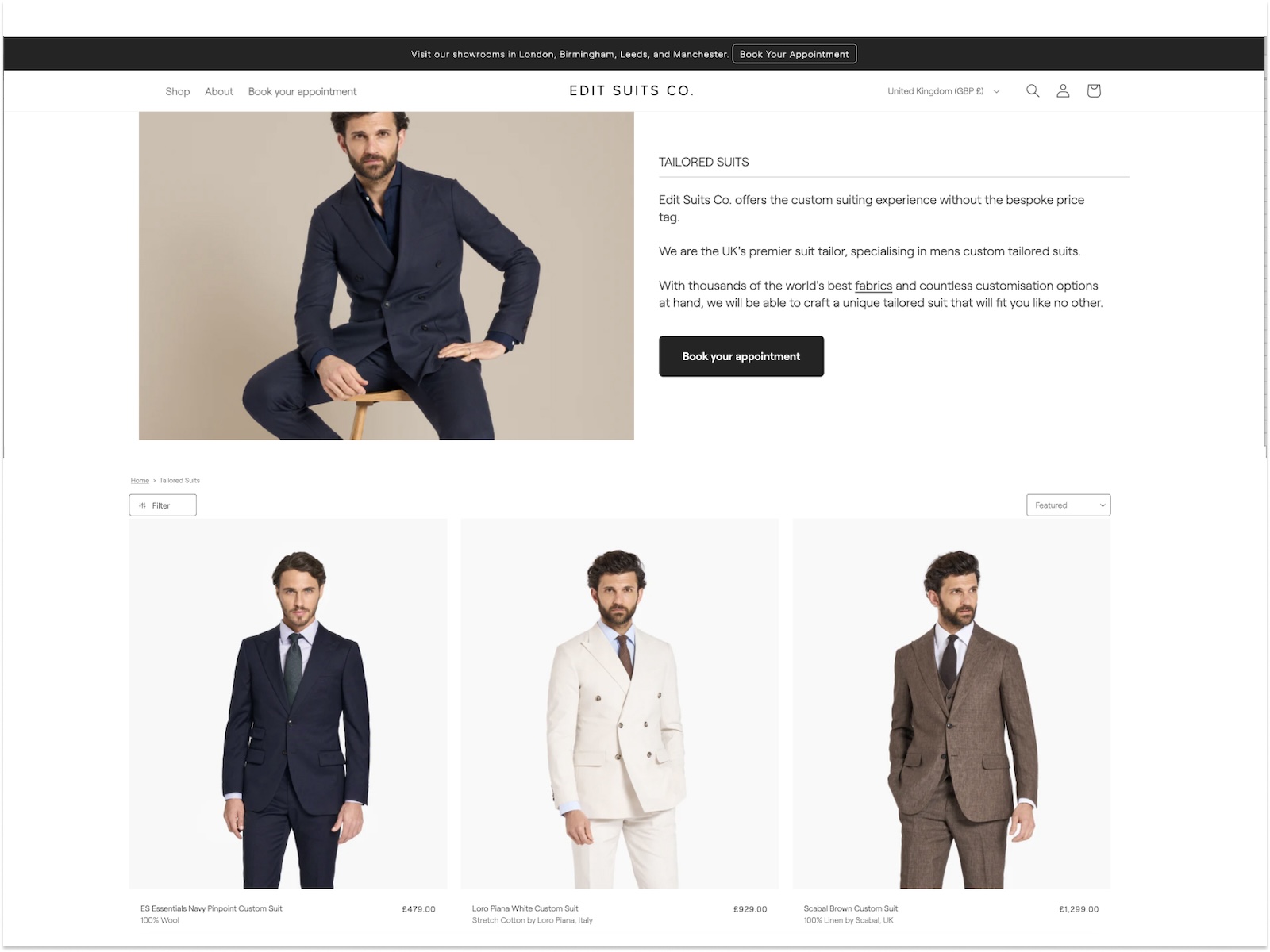 Tailored Suits Collection