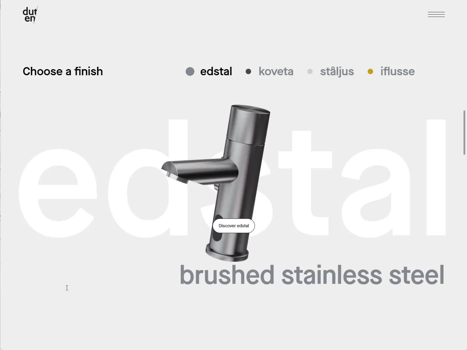 Duten award-winning website design screenshot 7
