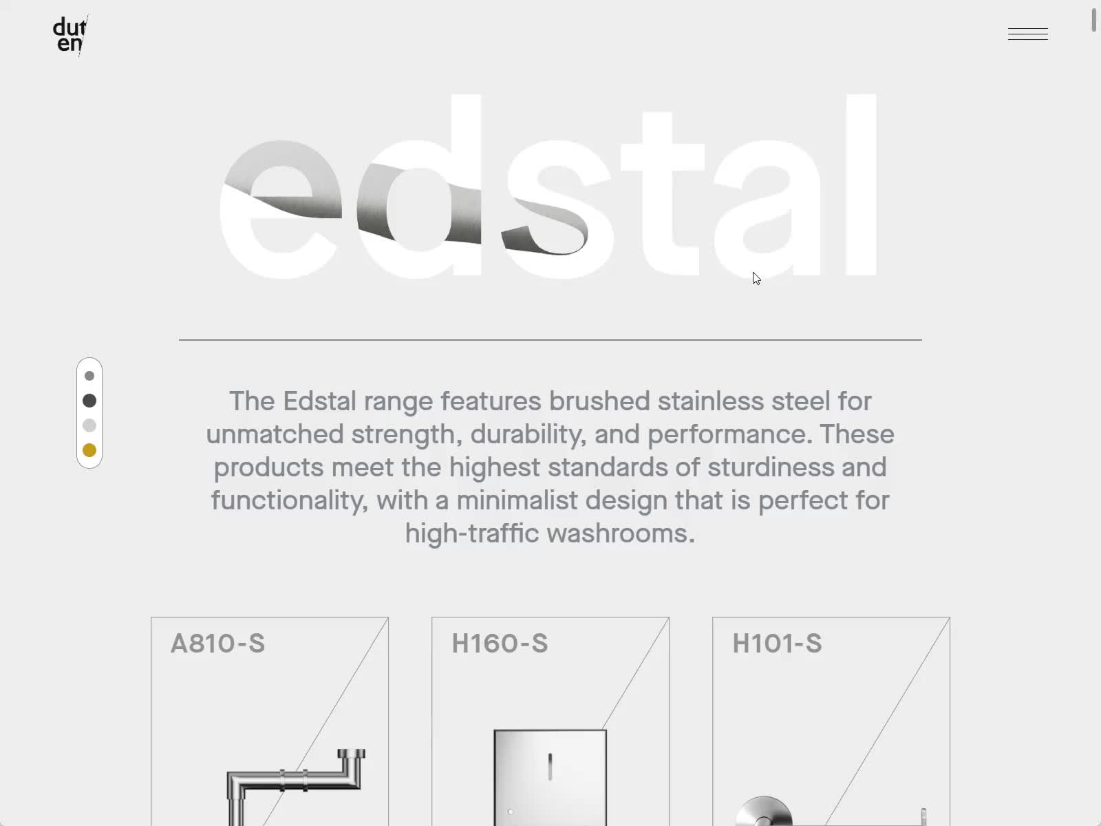 Duten award-winning website design screenshot 9