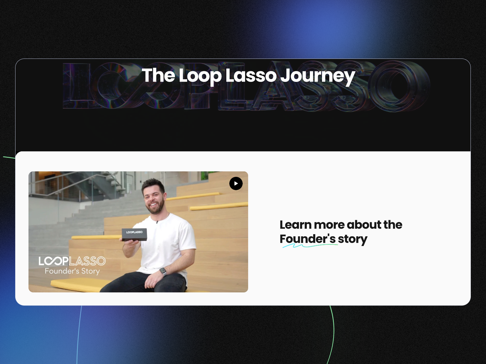 The Loop Lasso Journey