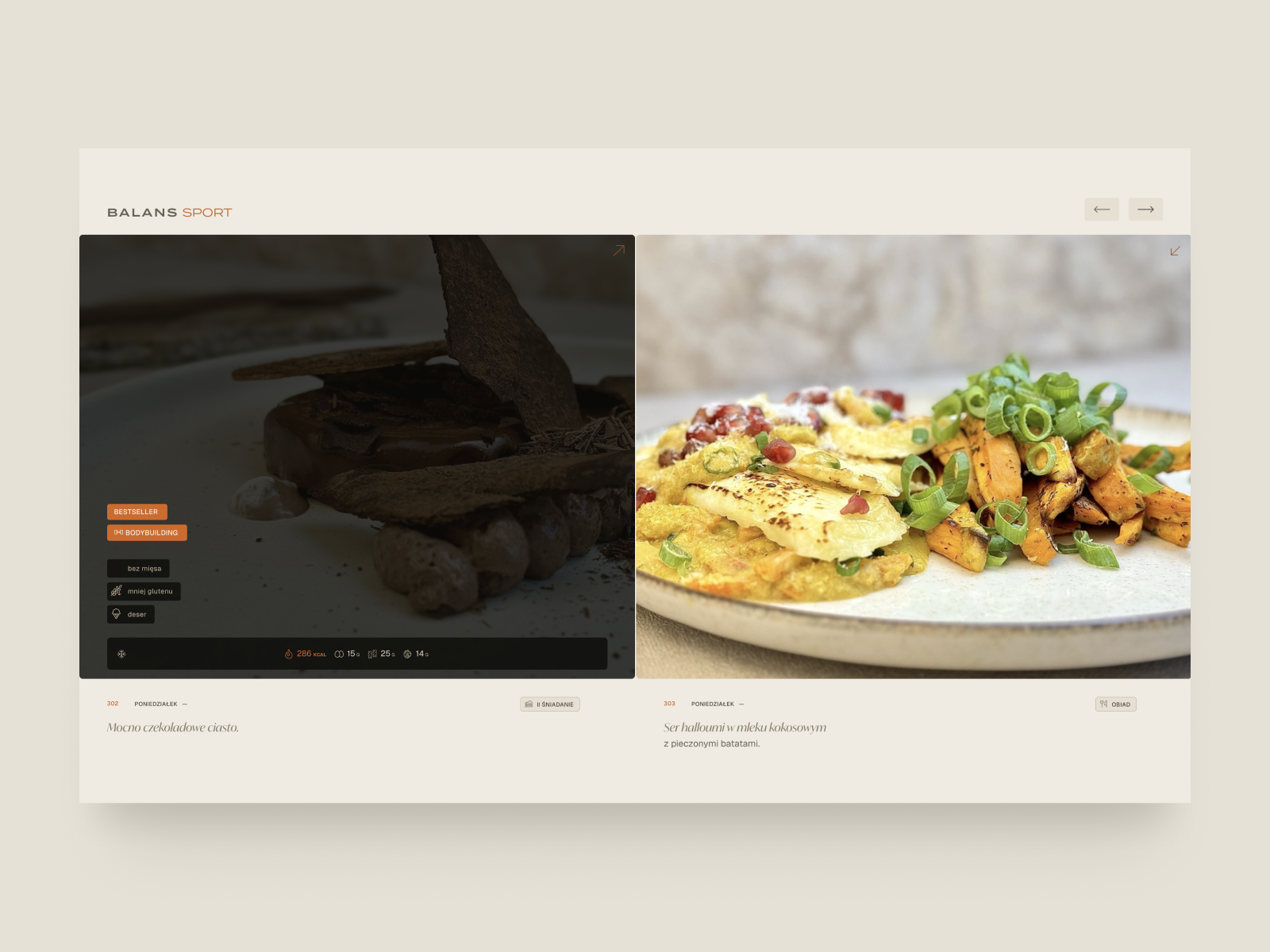 Menu Parallax Slider with Detail info overlays