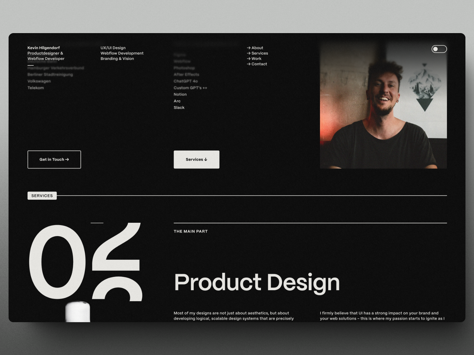 Dark Light Mode Portfolio