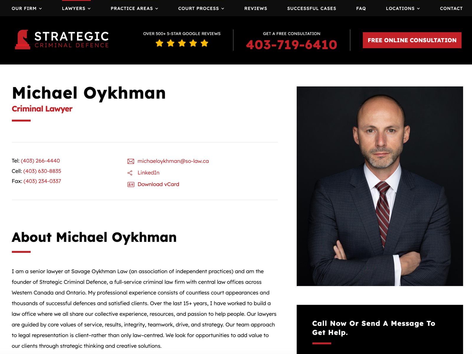 Michael Oykhman Profile