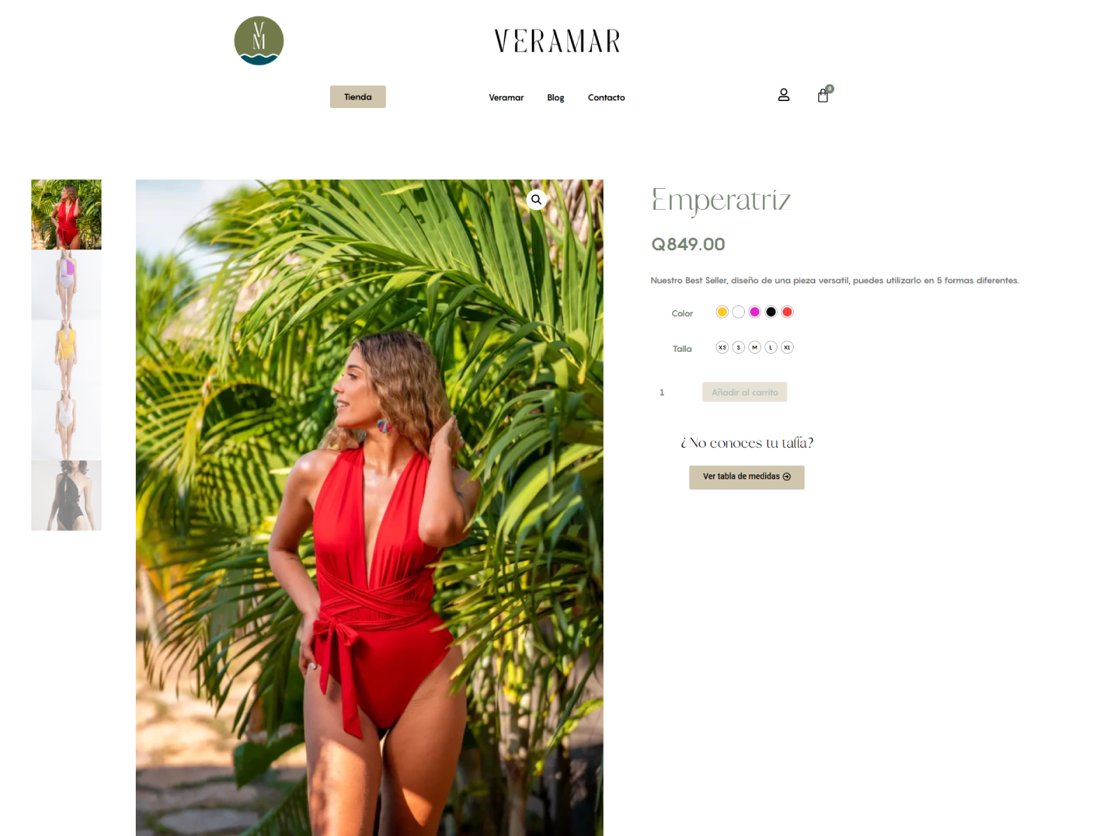 Veramar Product Page