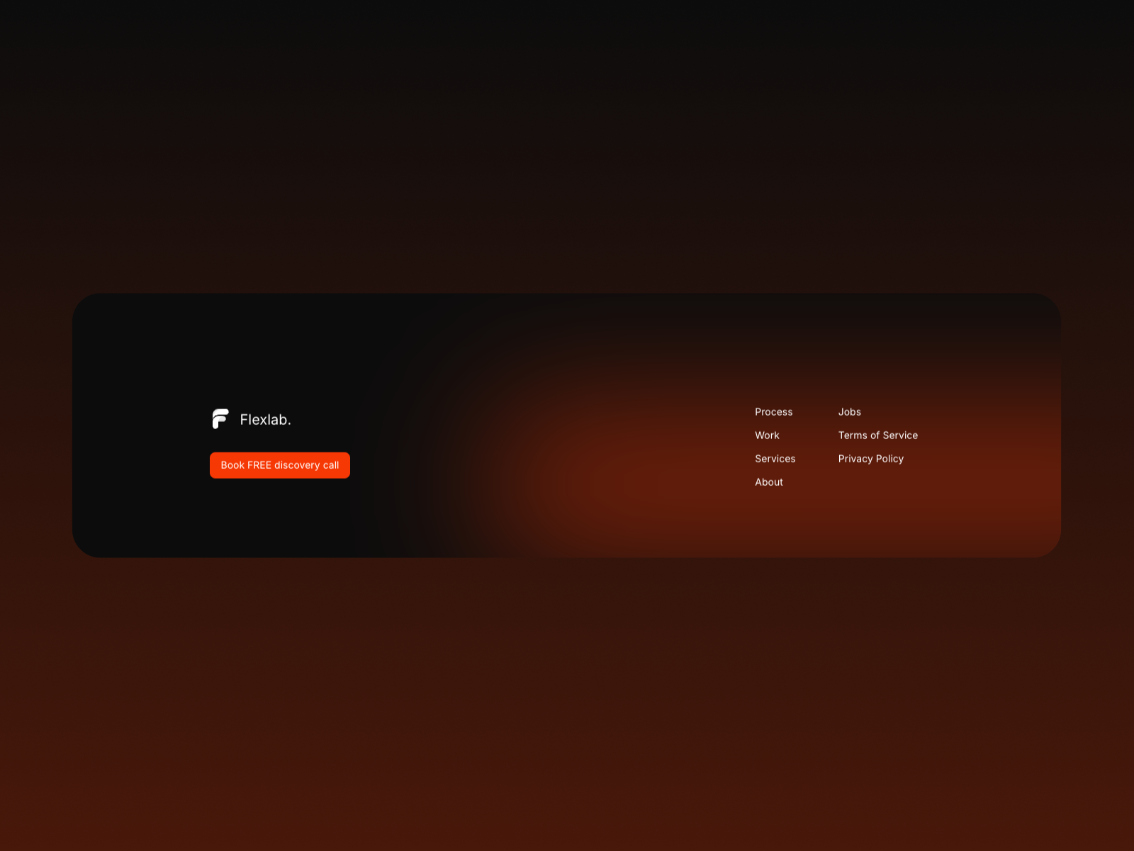 Sleek Footer