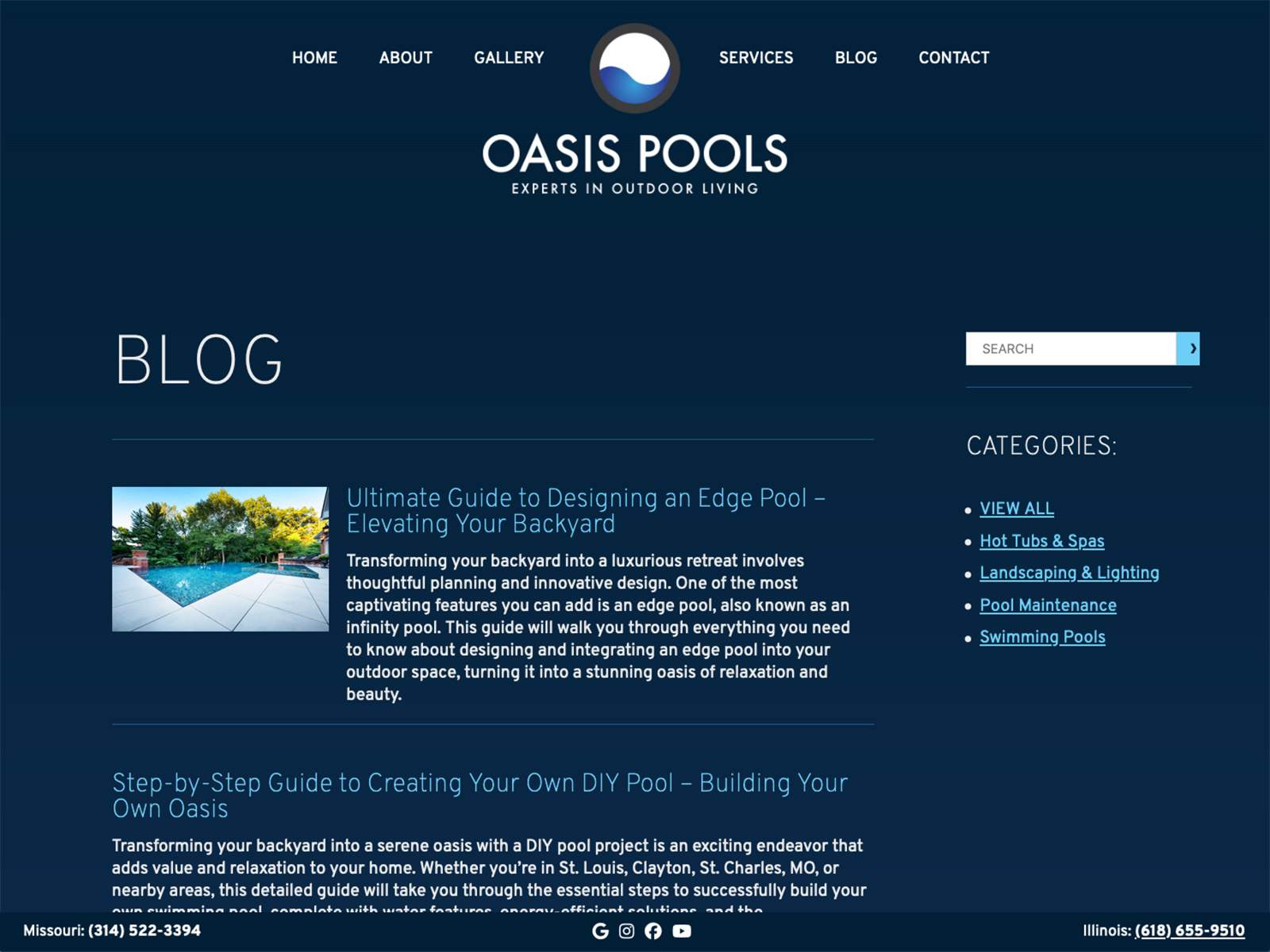 Oasis Pools Blog