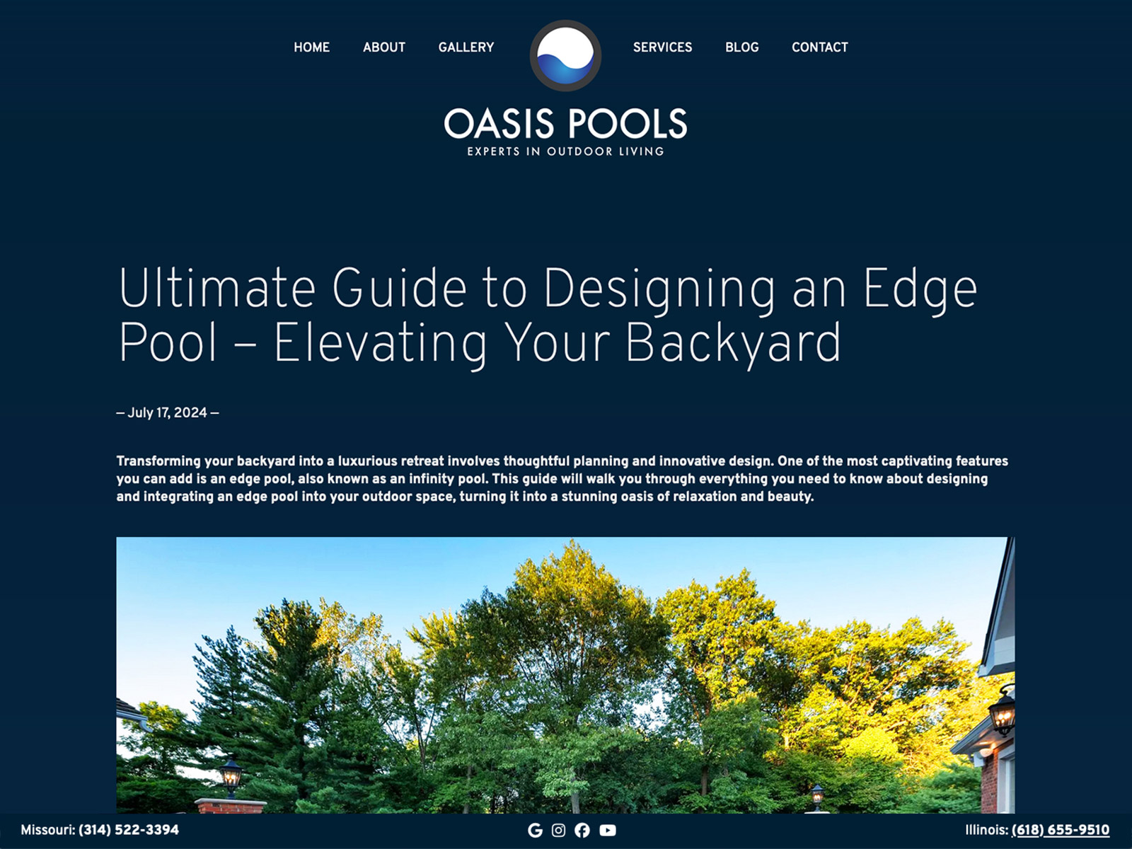 Oasis Pools Blog