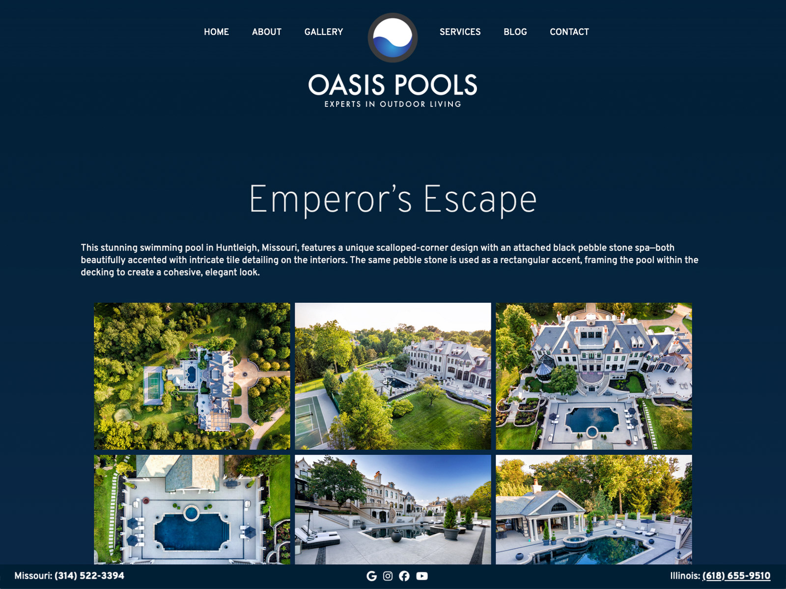 Oasis Pools Gallery Page