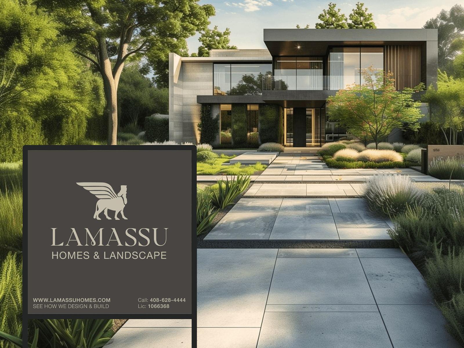 Lamassu Homes & Landscaping Branding