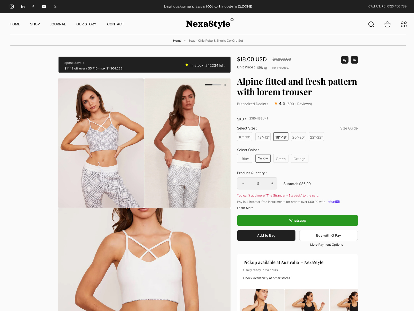 Collection/Product - Nexa Shopify Theme