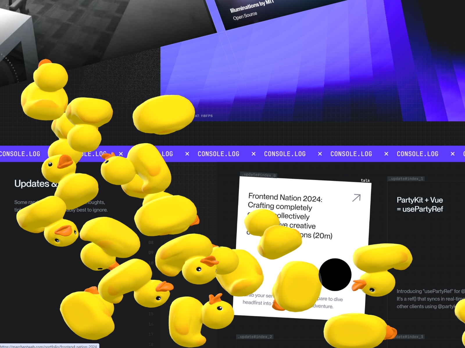 WebGPU / WebGL Ducks