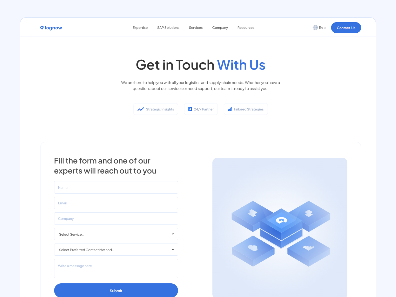 Contact page