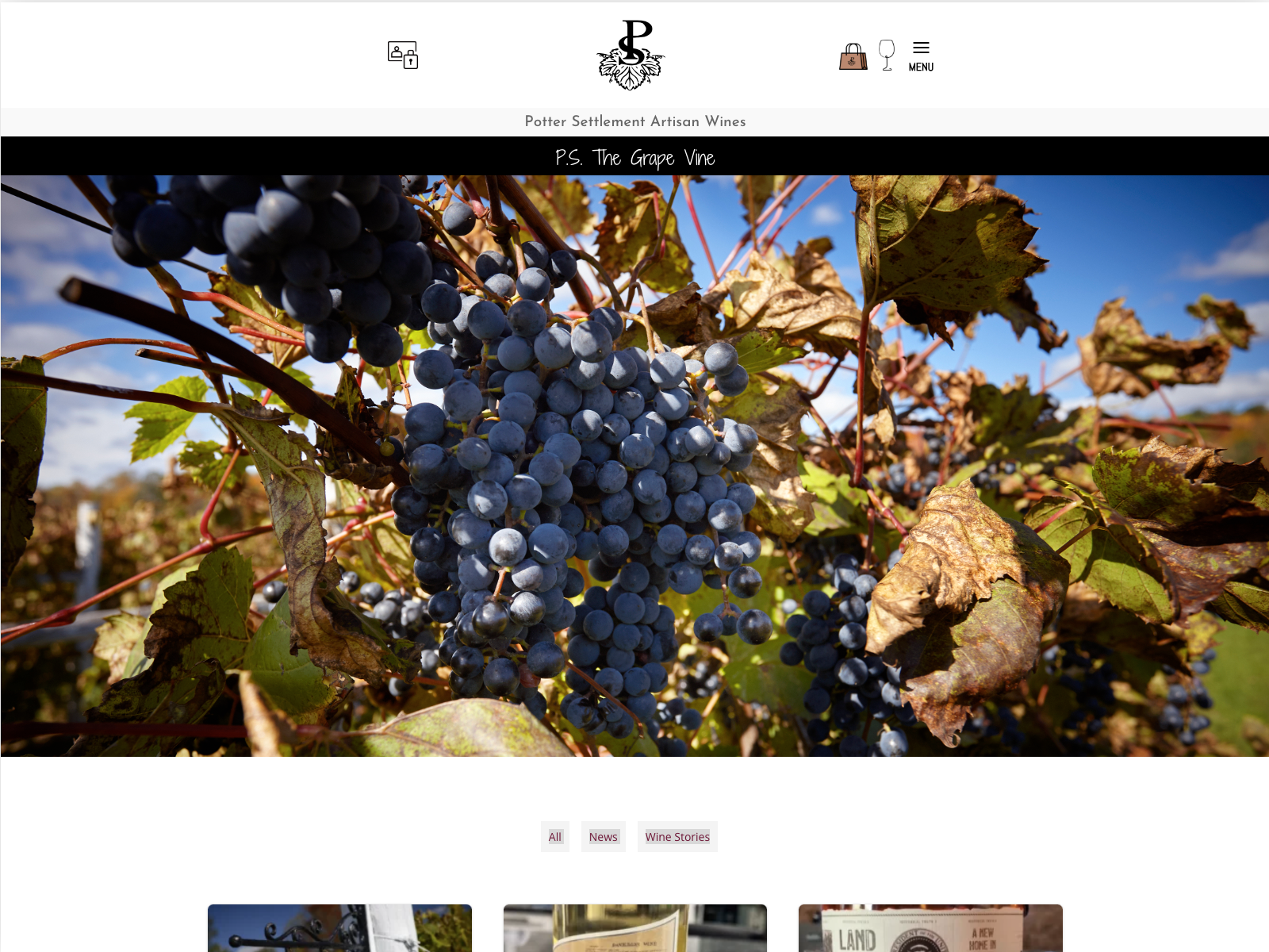 P.S. The Grape Vine Blog page