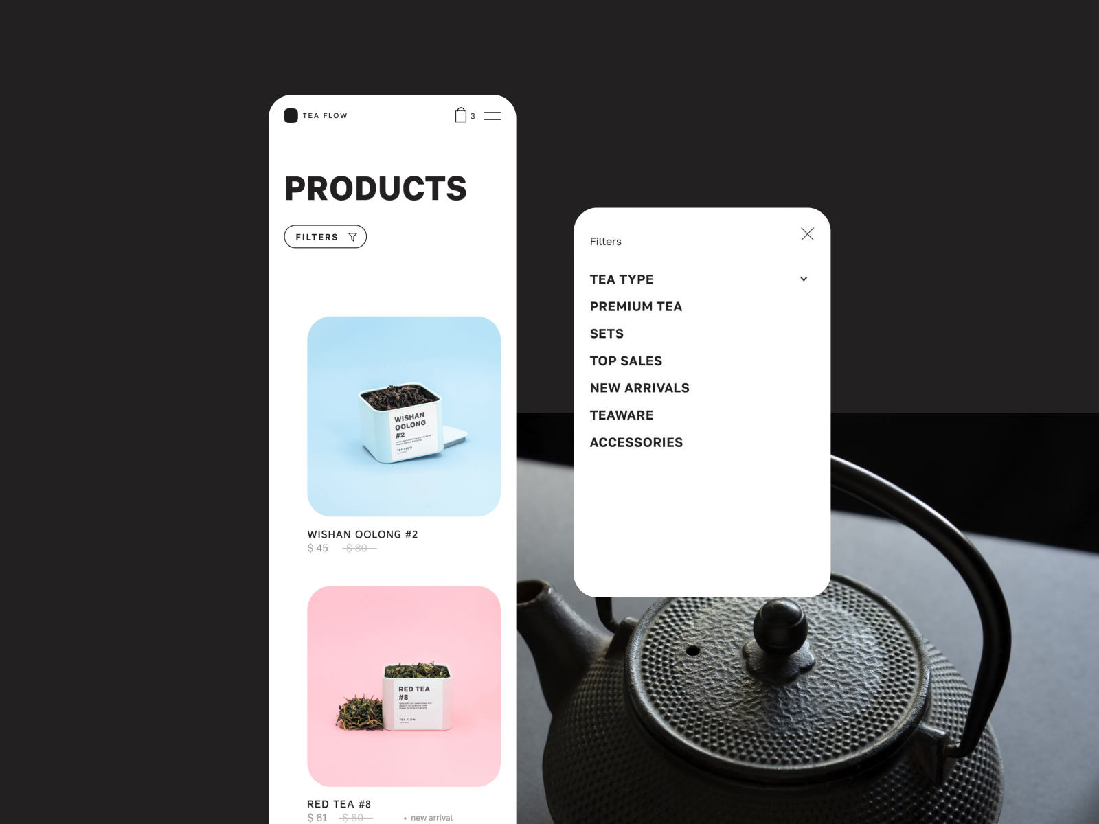 Products page