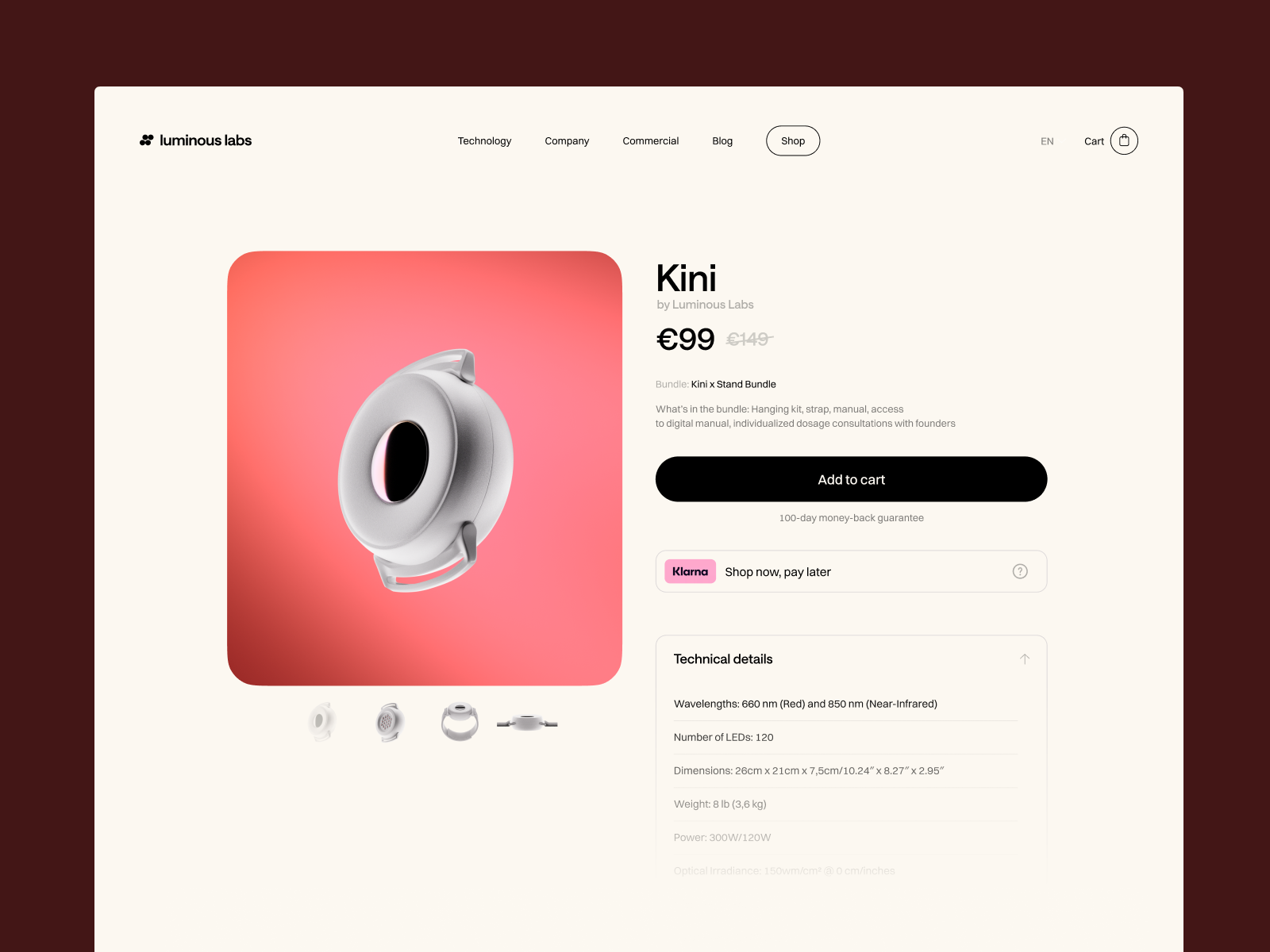 The product pages embody the brand’s style, identity, and entire product lineup. They seamlessly integrate the visual identity, ensuring consistency throughout, while providing convenient access to items in just a couple of clicks