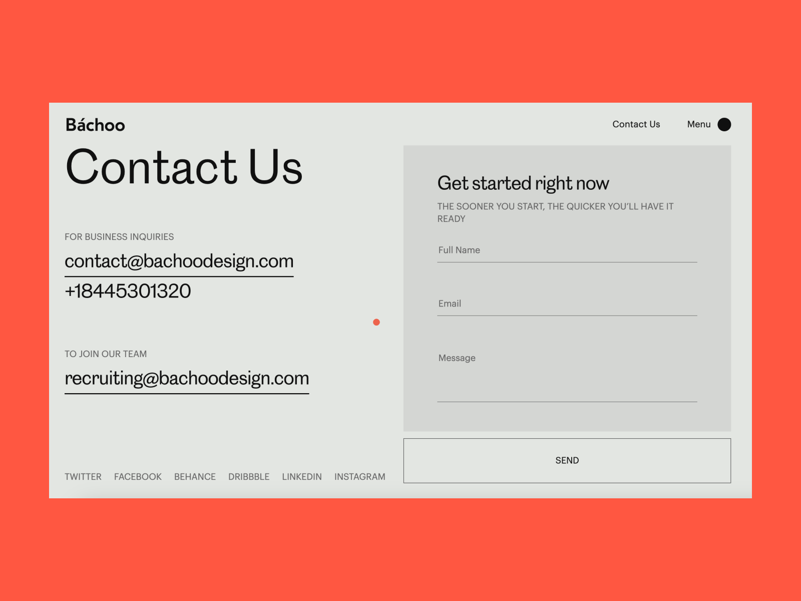 Contact Page