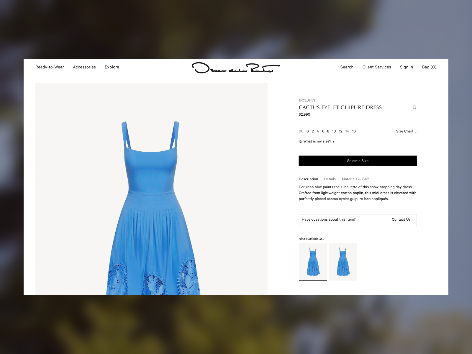 Image-driven shopping experience