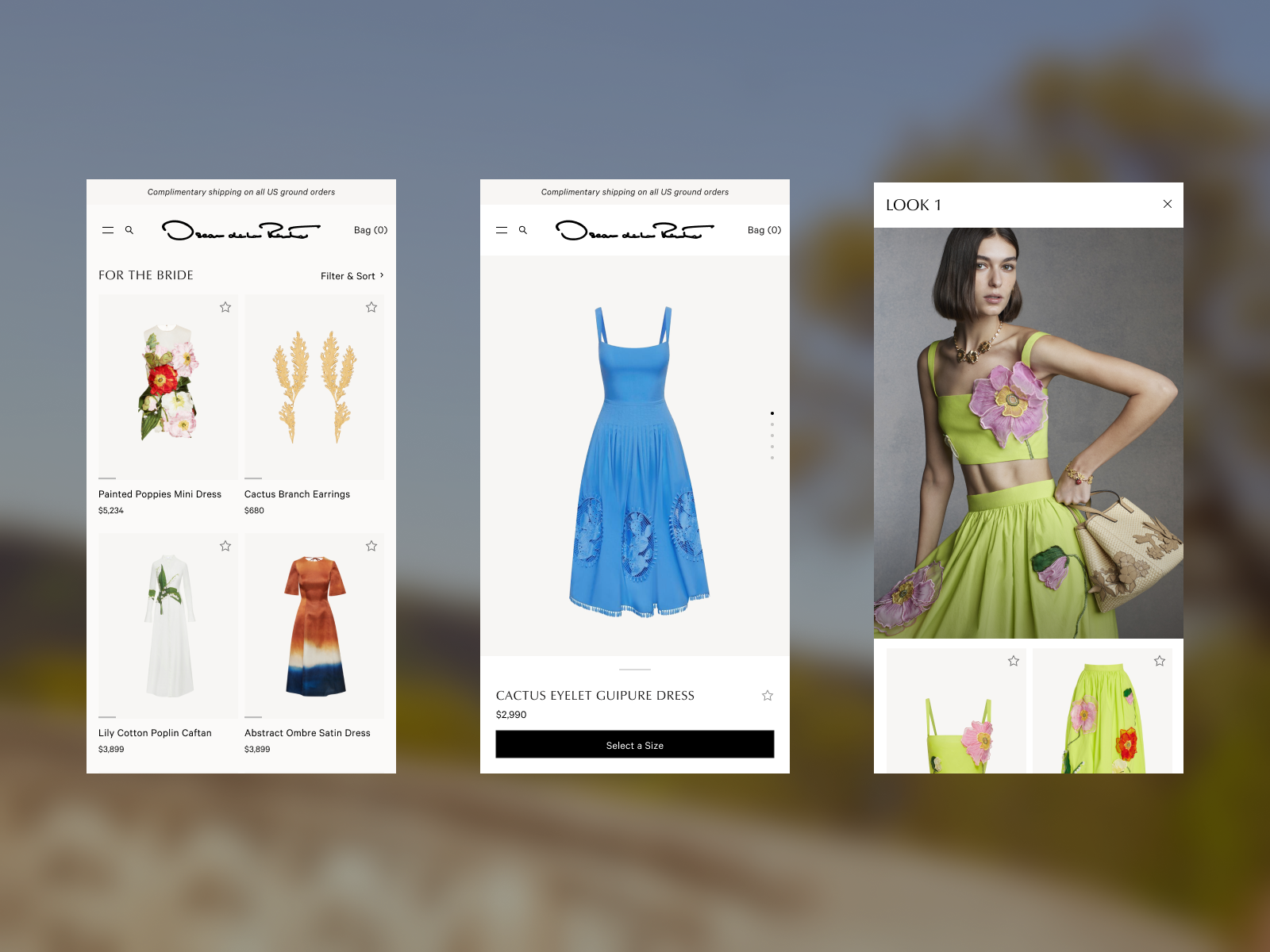 Image-driven shopping experience