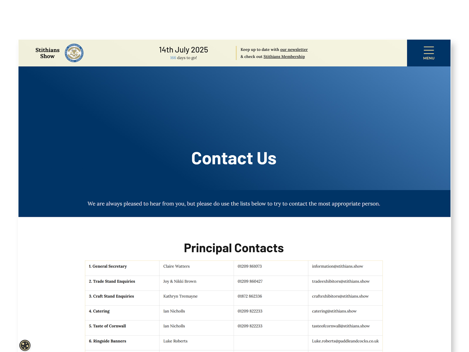 Contact Page