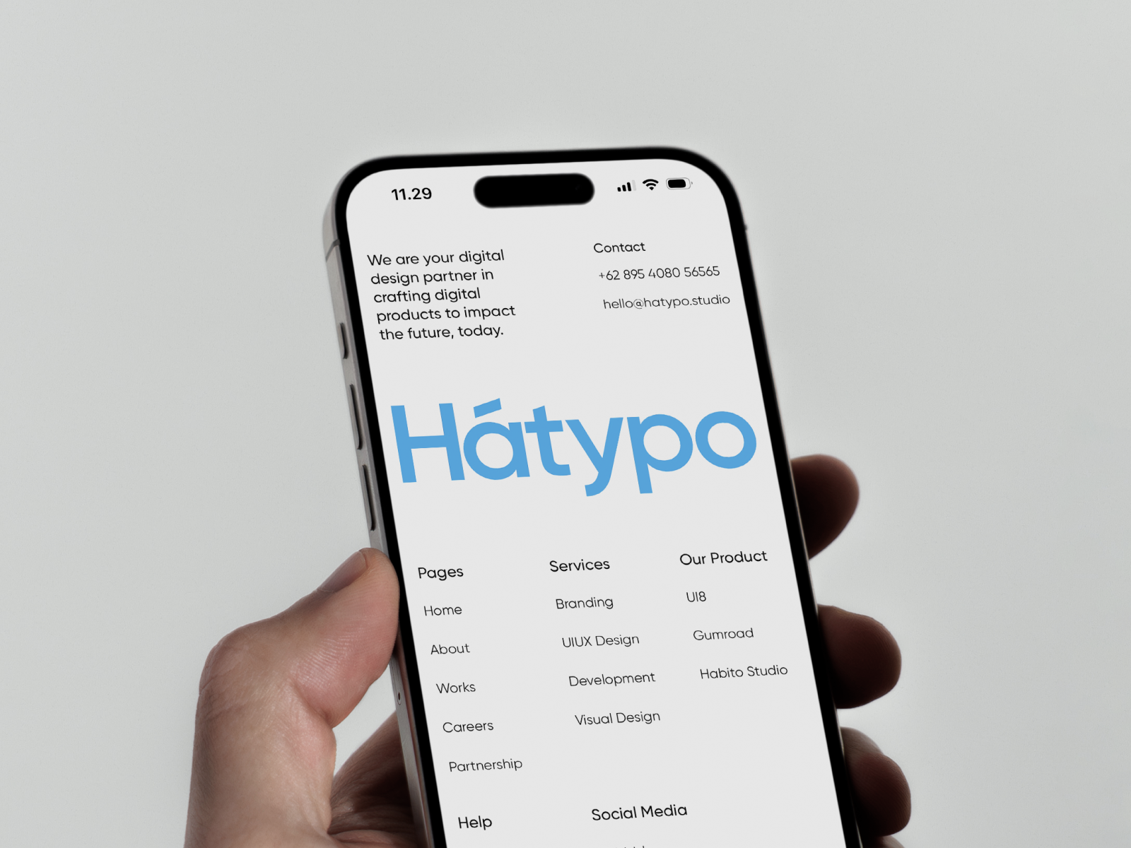 Hatypo Studio - Footer