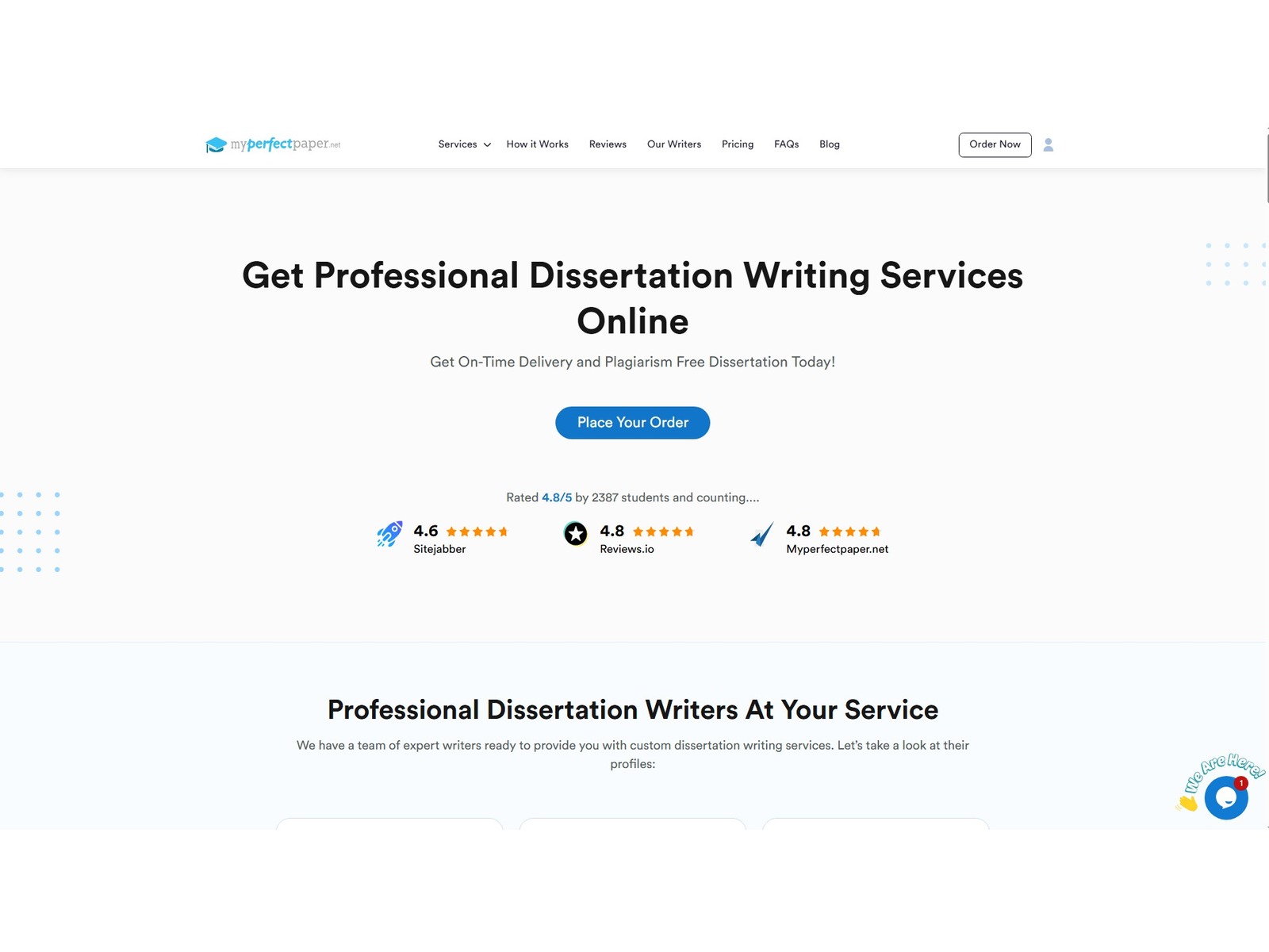 Dissertation Writing Service