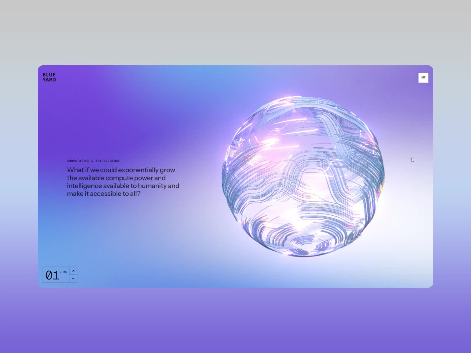 Crypto Network WebGL Orb - Awwwards