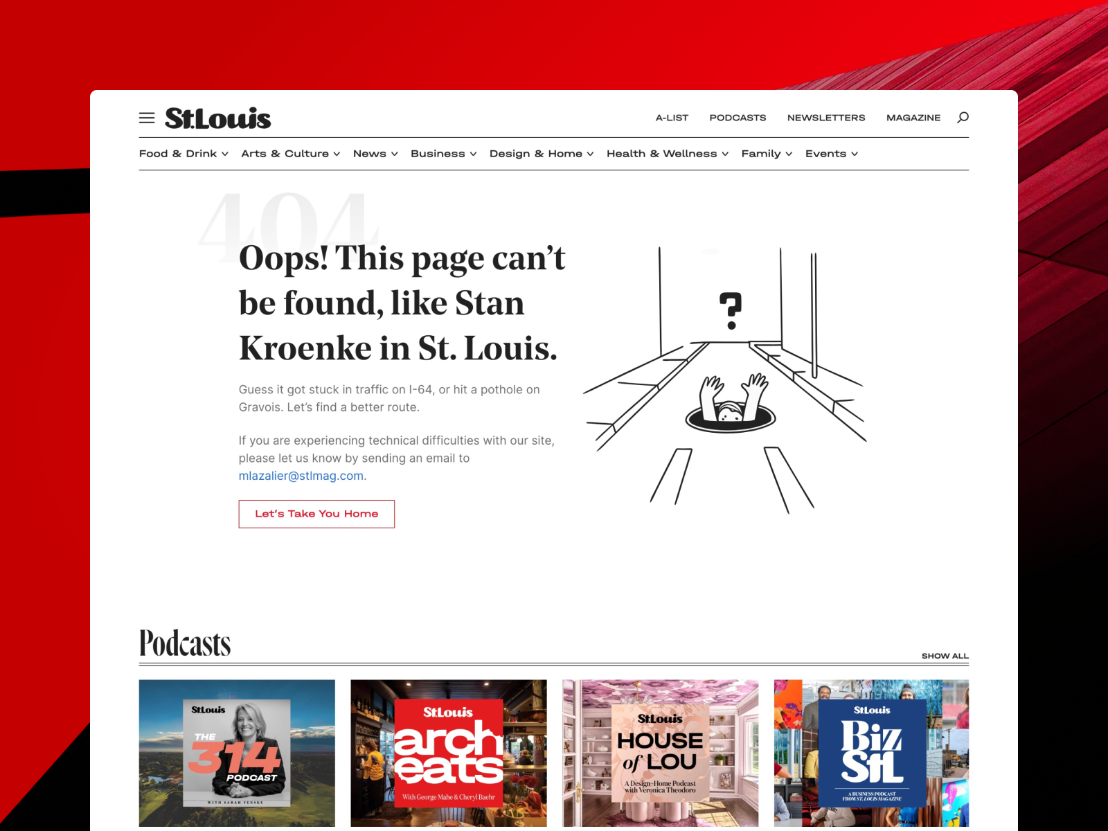 404 Error Page