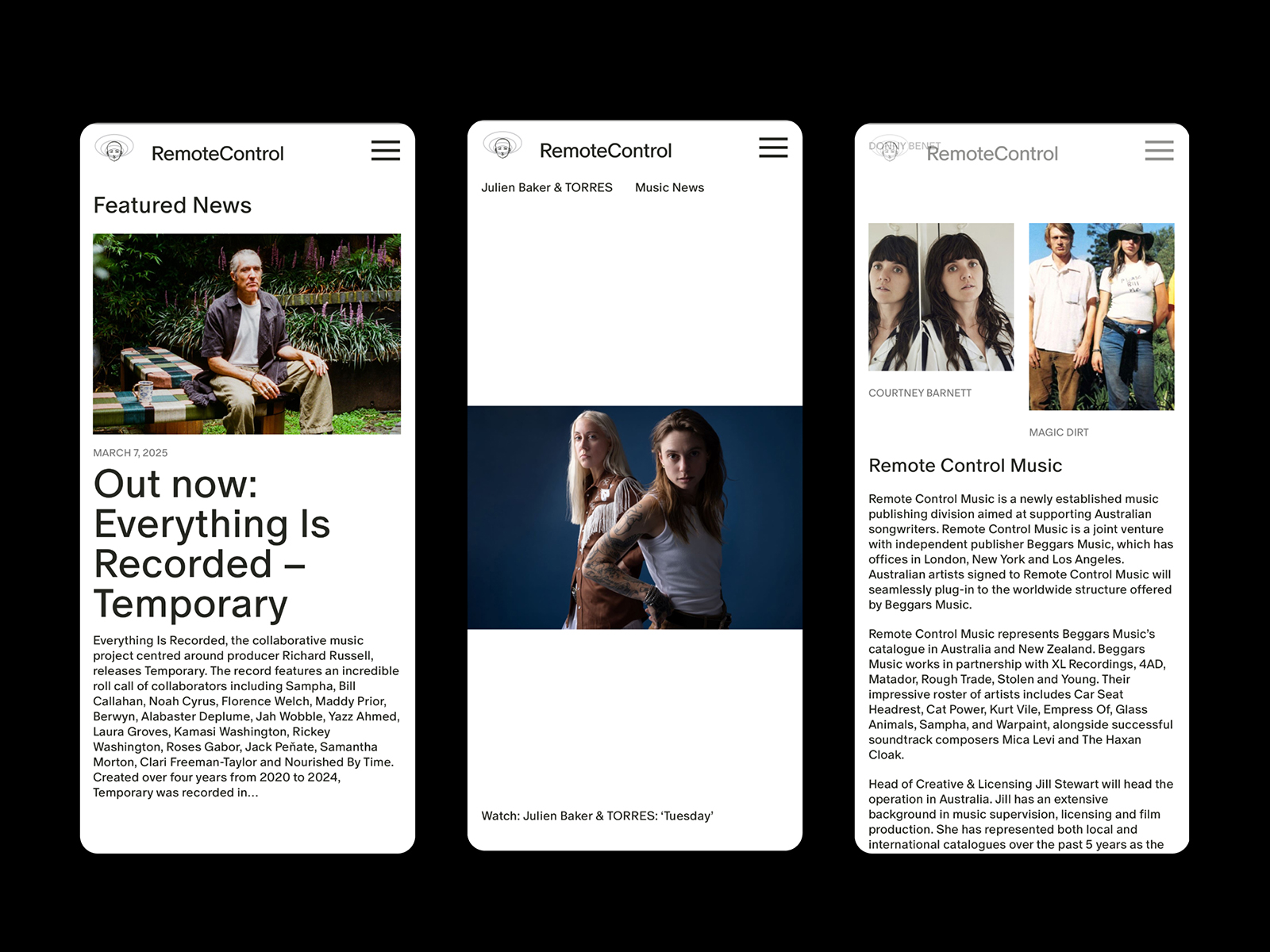 Mobile Layout
