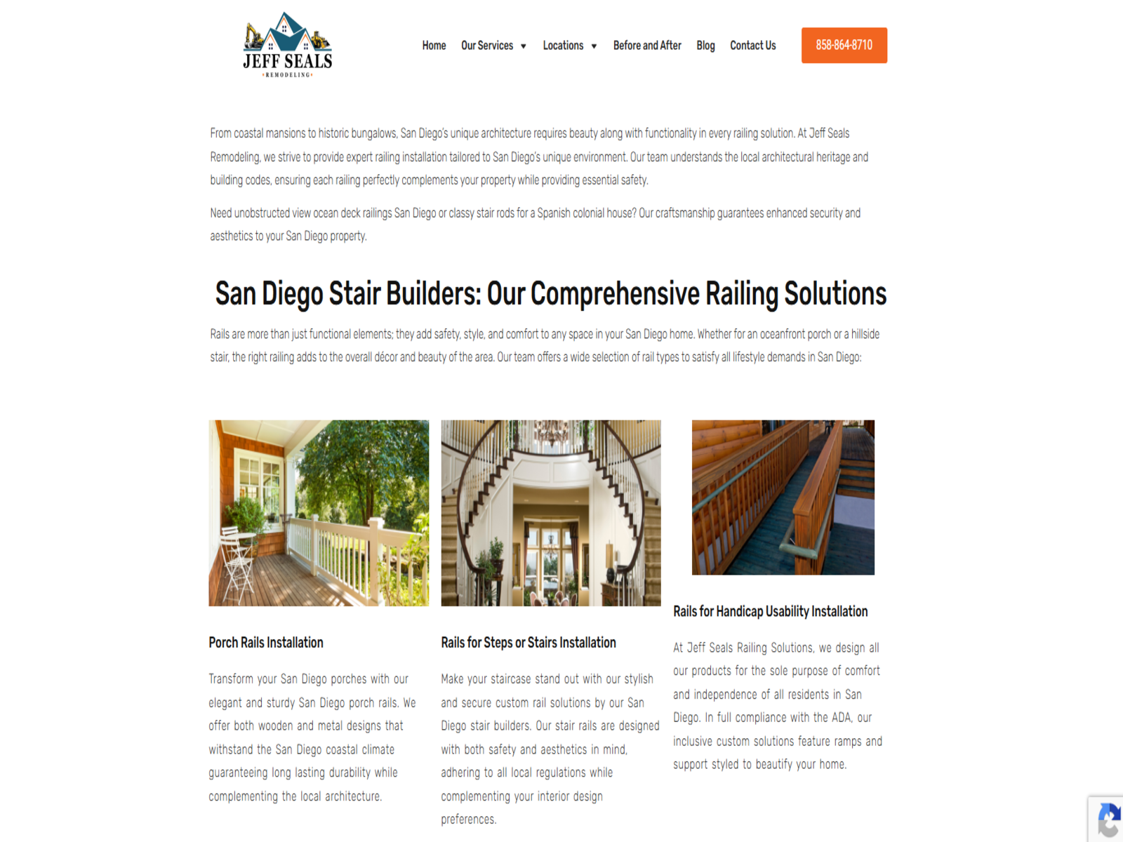 Railing Installation Contractor San Diego