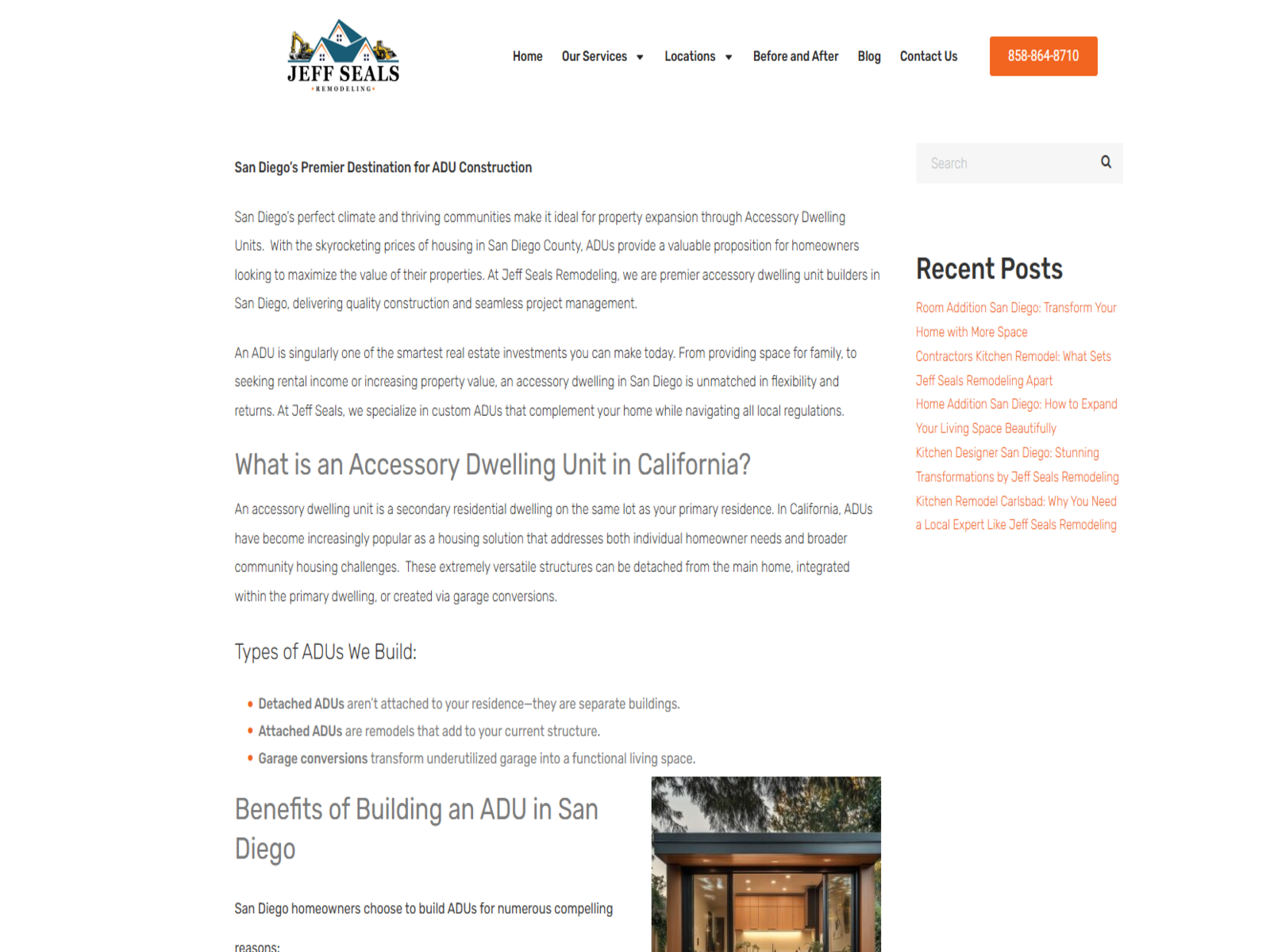 Accessory Dwelling Units (ADU) in San Diego