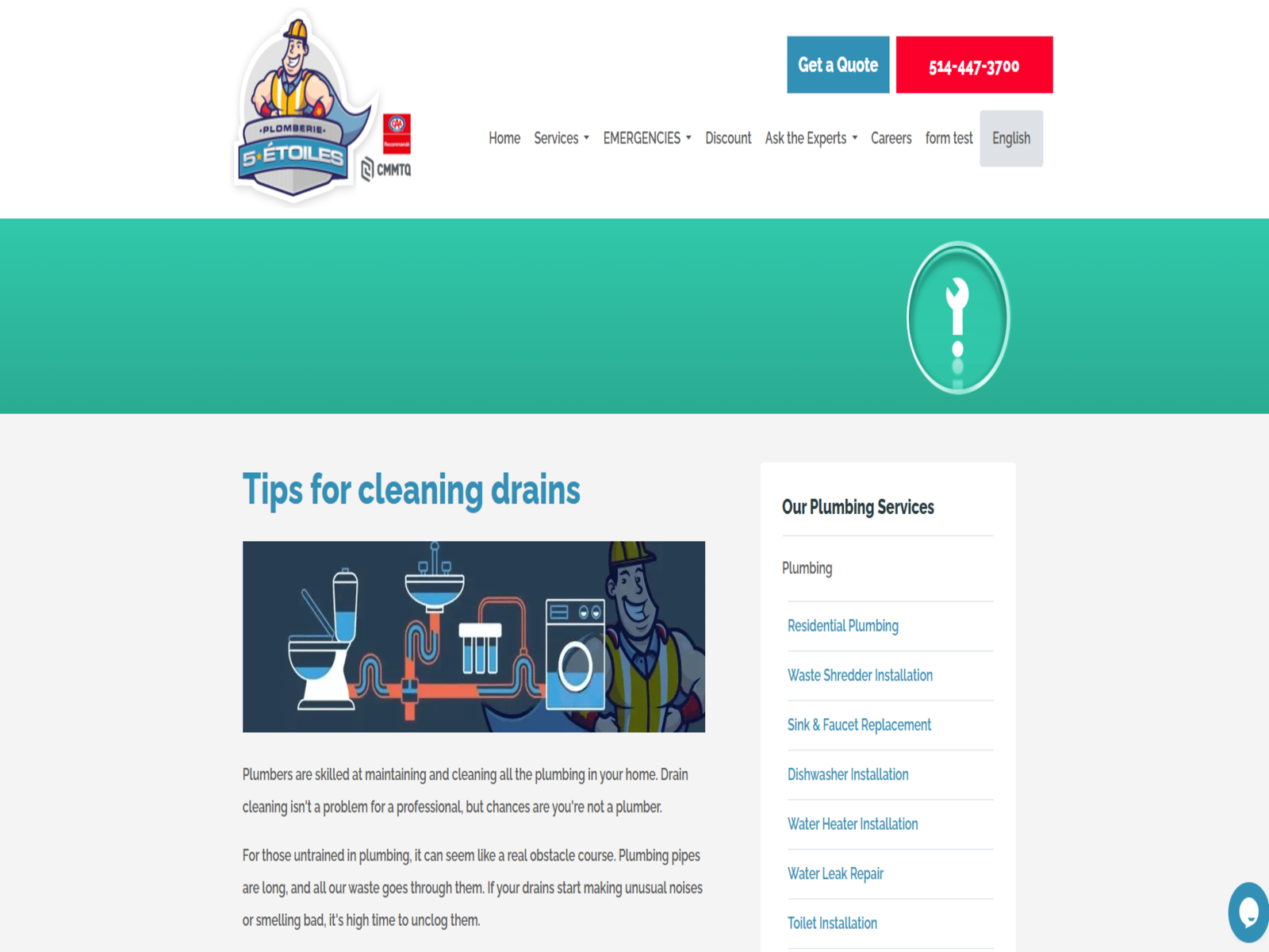 Tips for cleaning drains