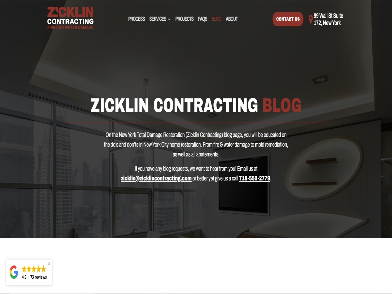 Zicklin Contracting BLOG