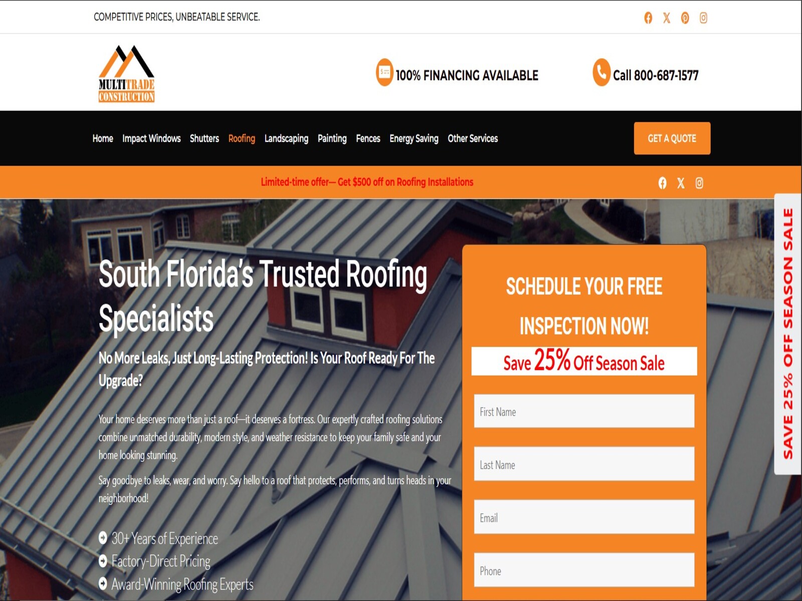 South Florida’s Trusted Roofing Specialists