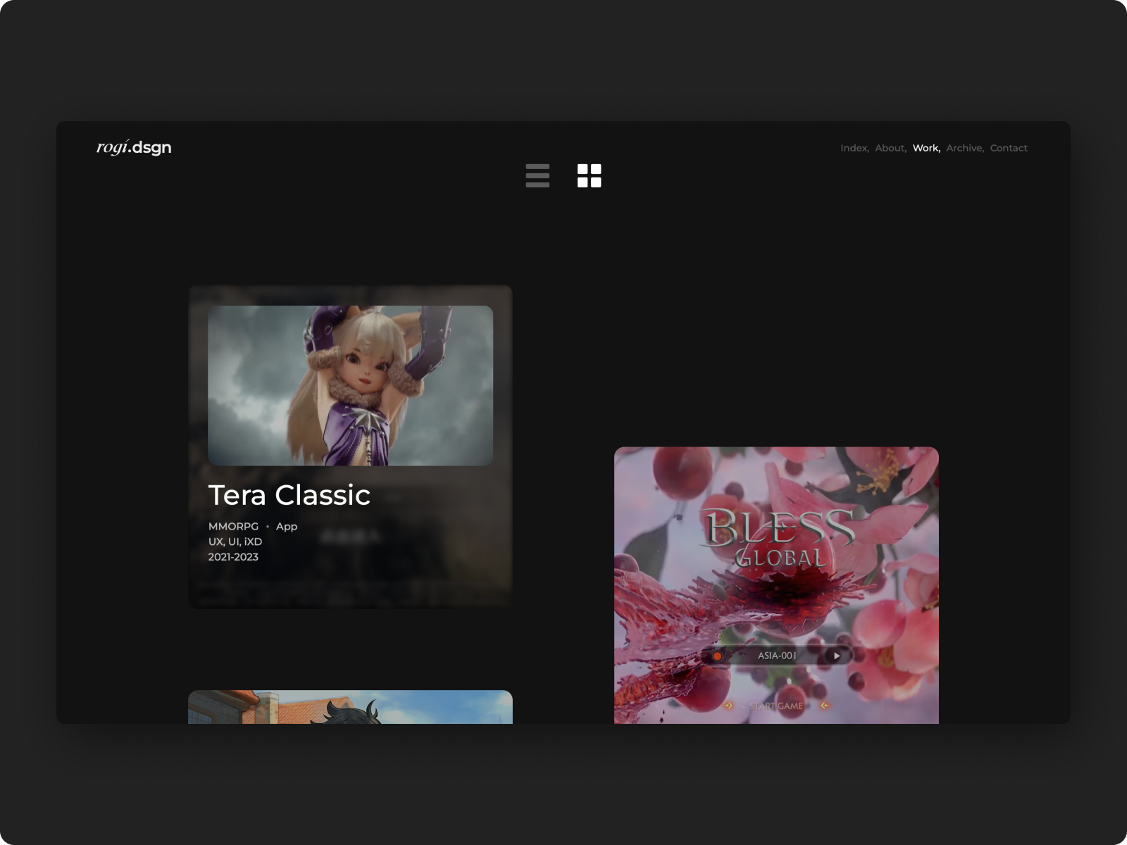 WORK { Featured Design Projects & Case Studies }