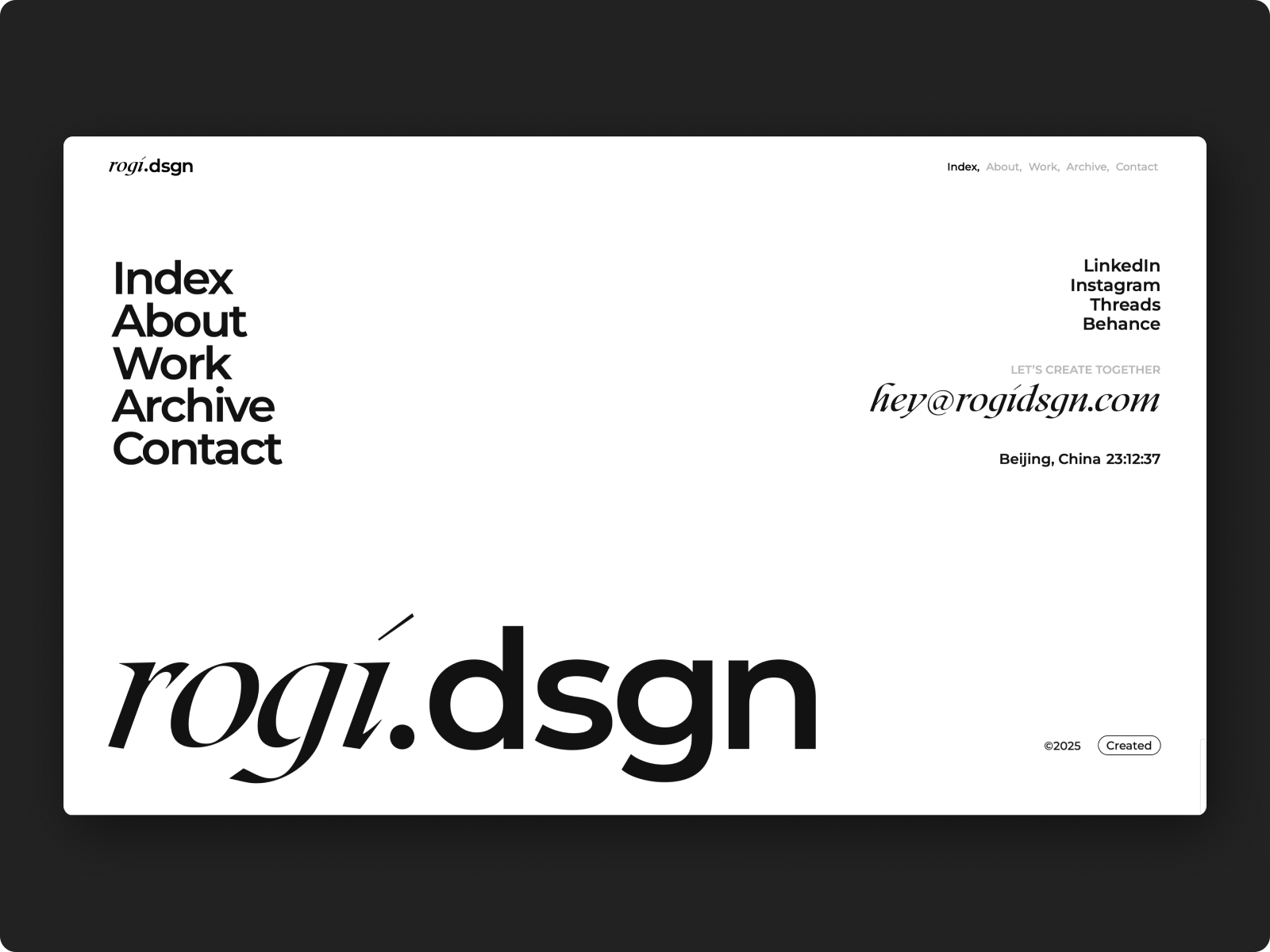 FOOTER { Global Navigation & Contact Hub }